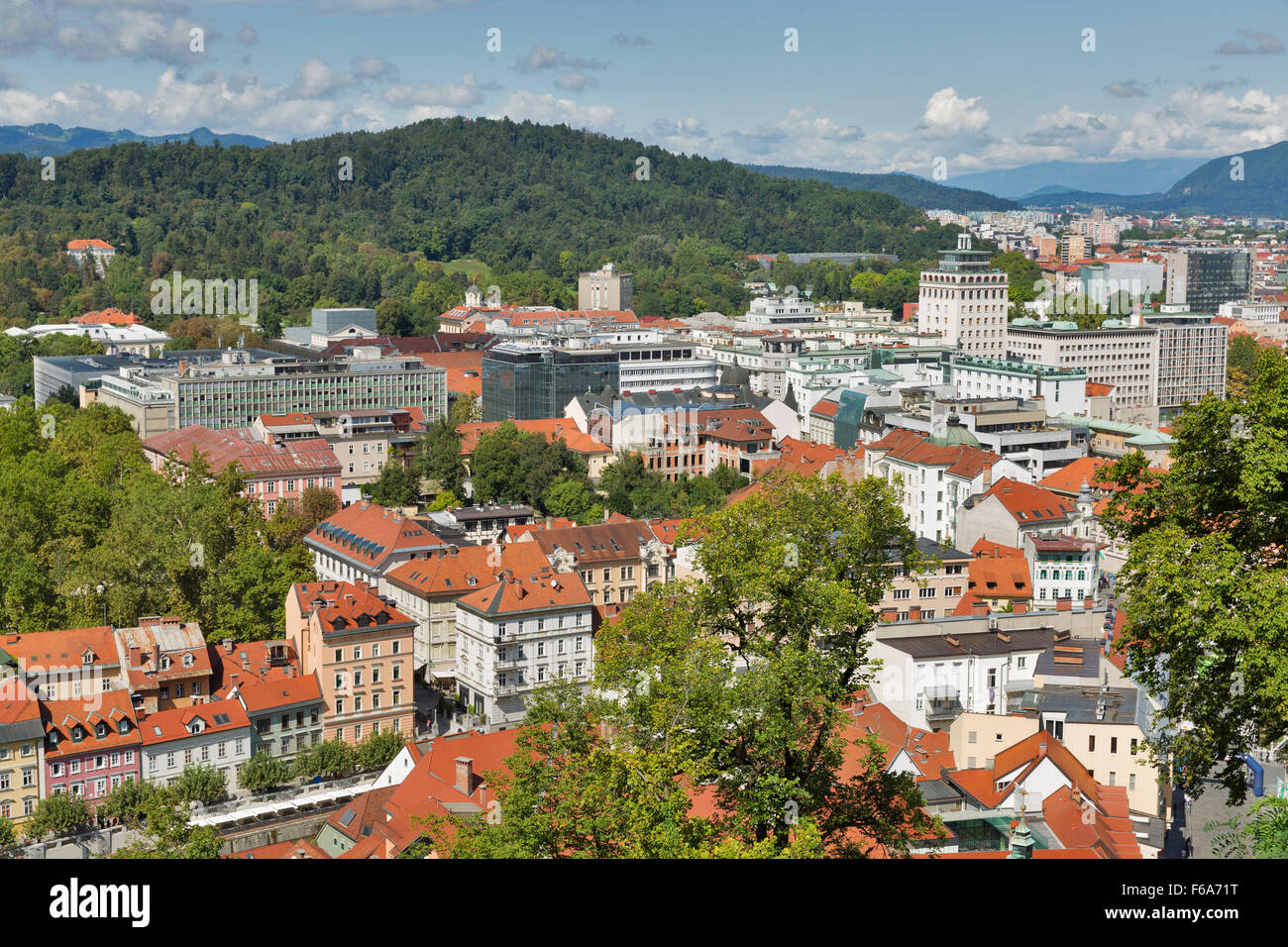 Aerial view ljubljana hi-res stock photography and images - Alamy