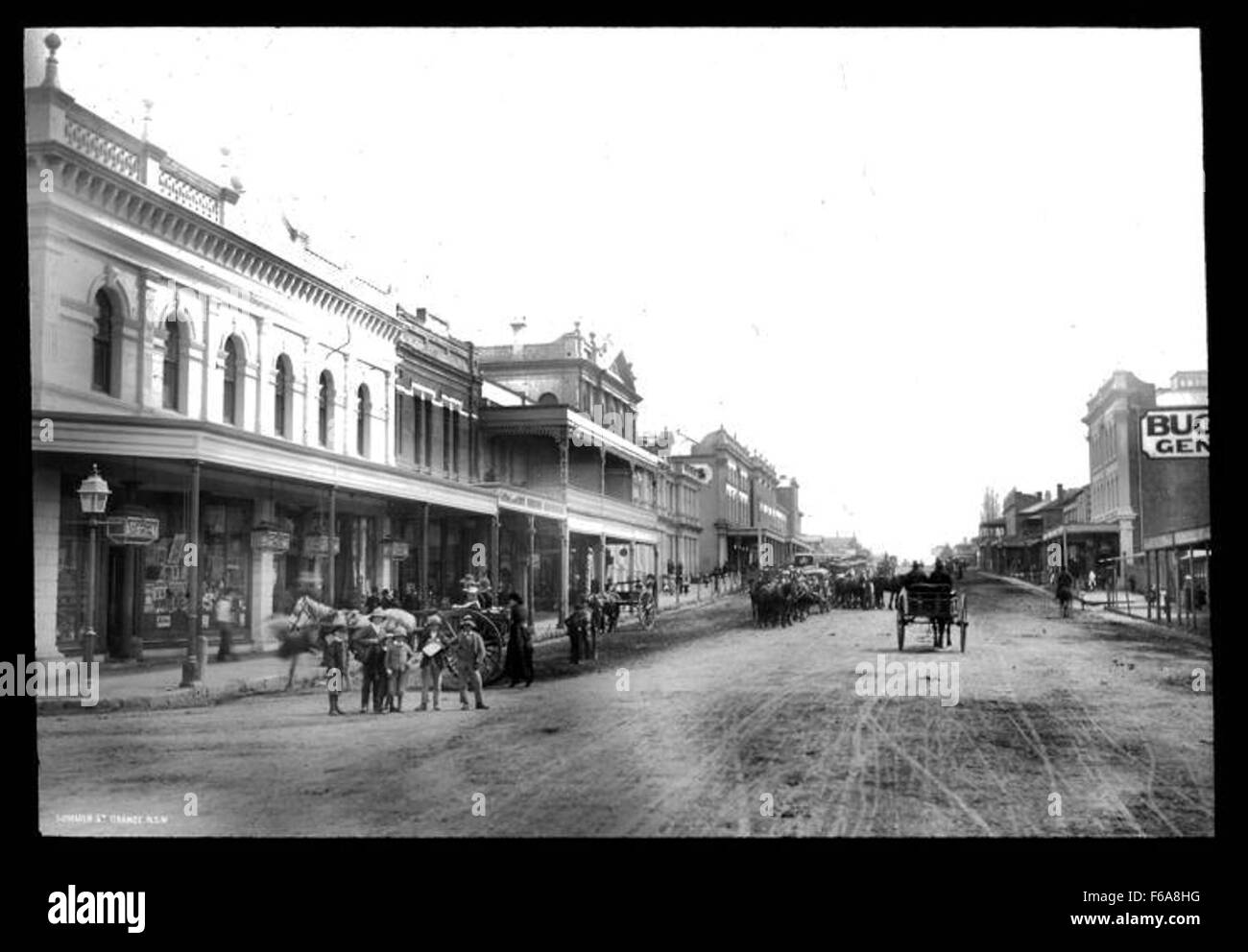 Summer St Orange NSW Stock Photo Alamy