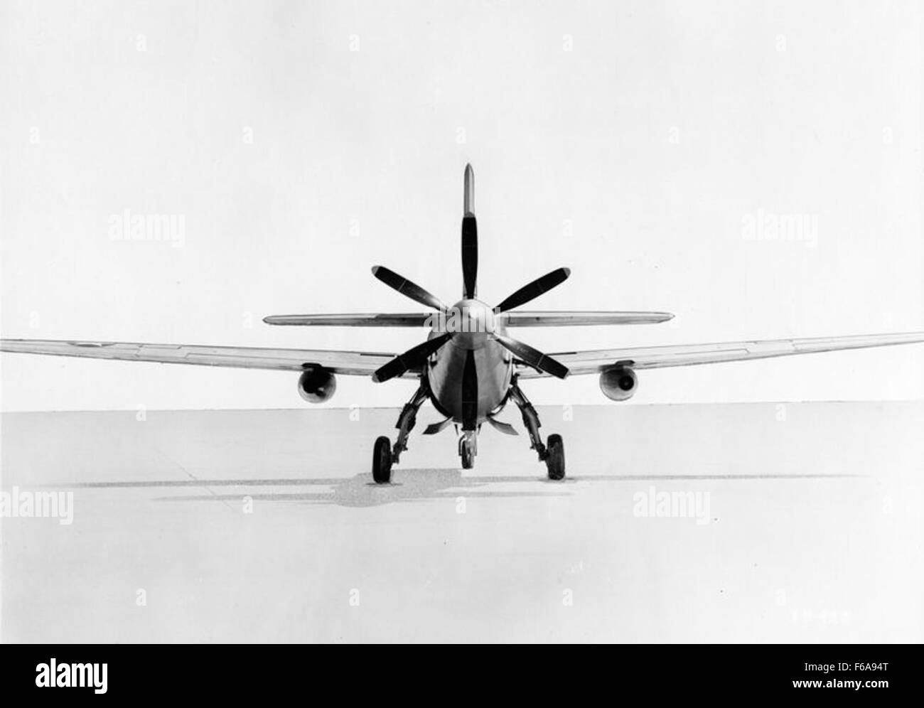 XB-42A Rear View Stock Photo - Alamy