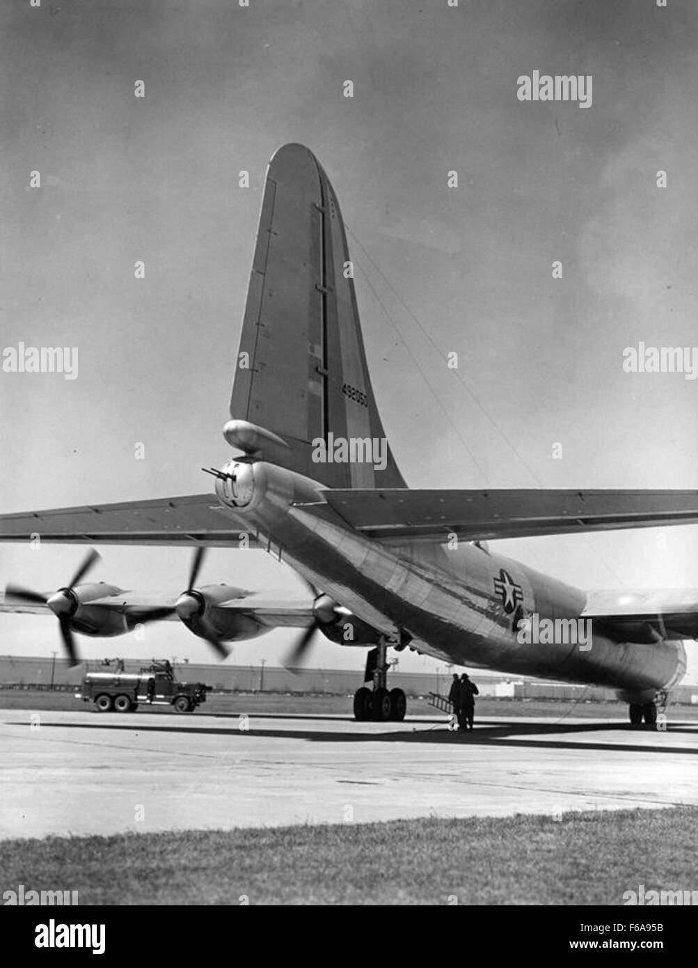 B-36 Rear Quarter Stock Photo