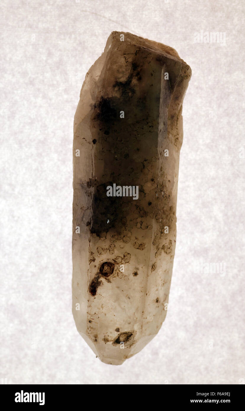 Tibetan quartz crystal Stock Photo