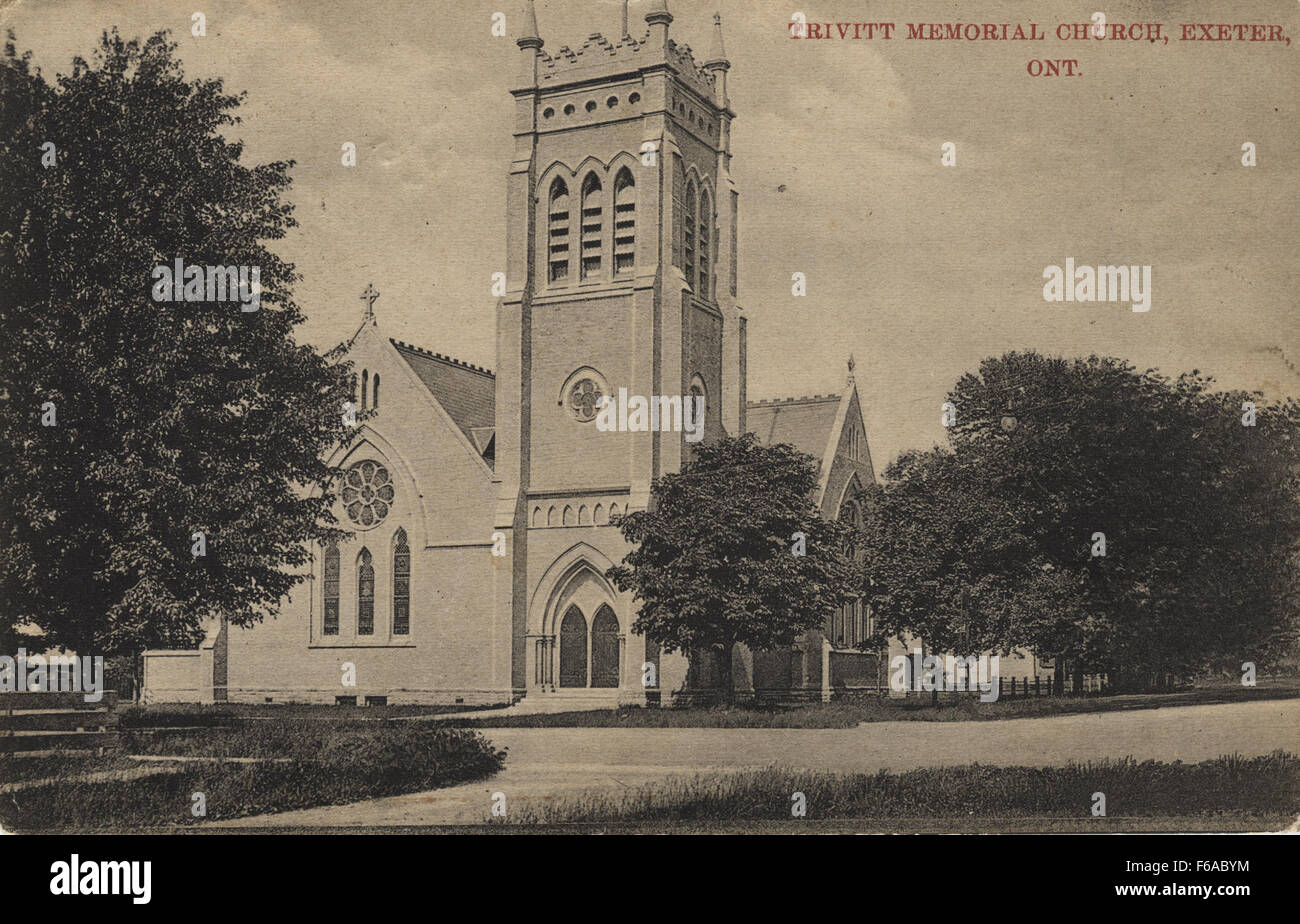 Photograph of the Trivitt Memorial Church in Exeter, Ontario, taken ...
