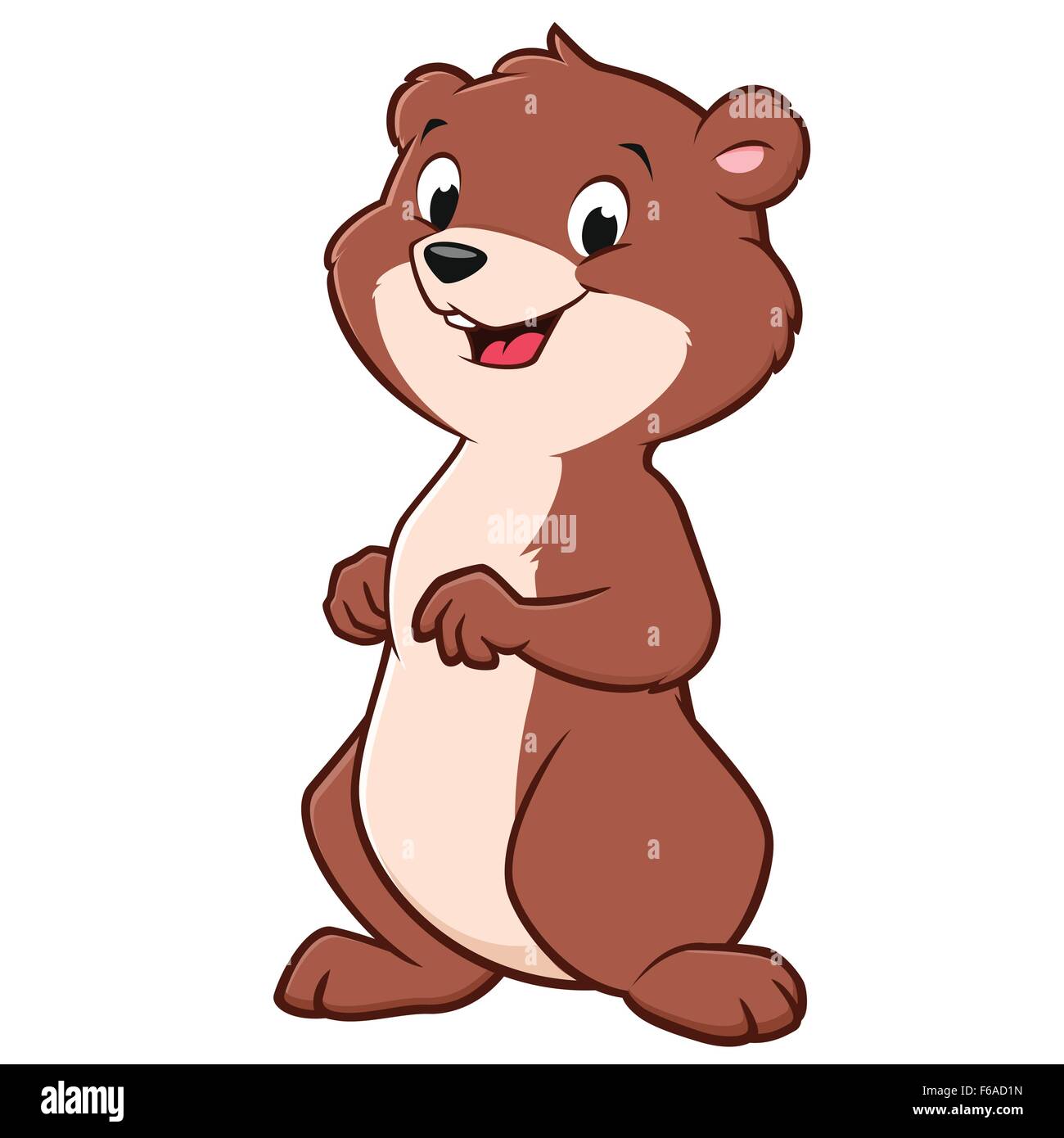 cartoon gopher stock vector art illustration vector image