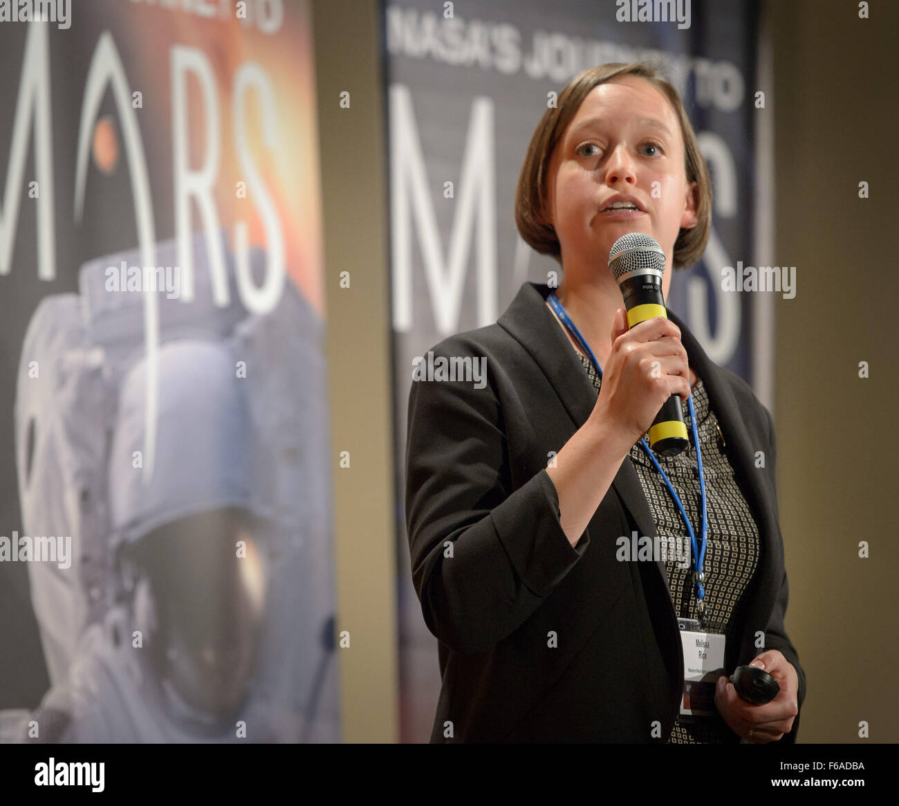 Melissa Rice, Western Washington University, speaks during the First Stock  Photo - Alamy