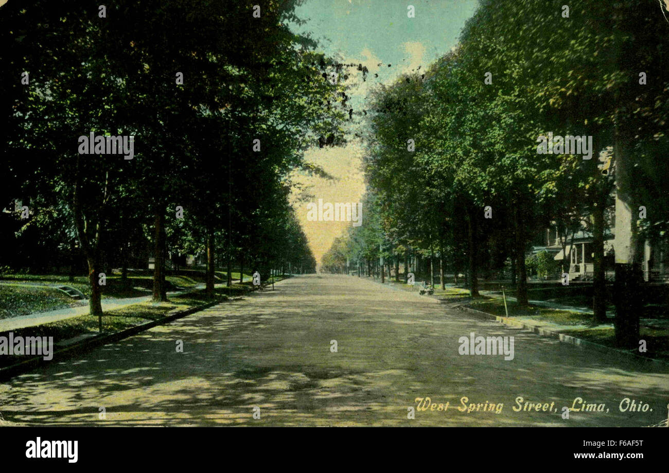 West Spring Street Stock Photo Alamy