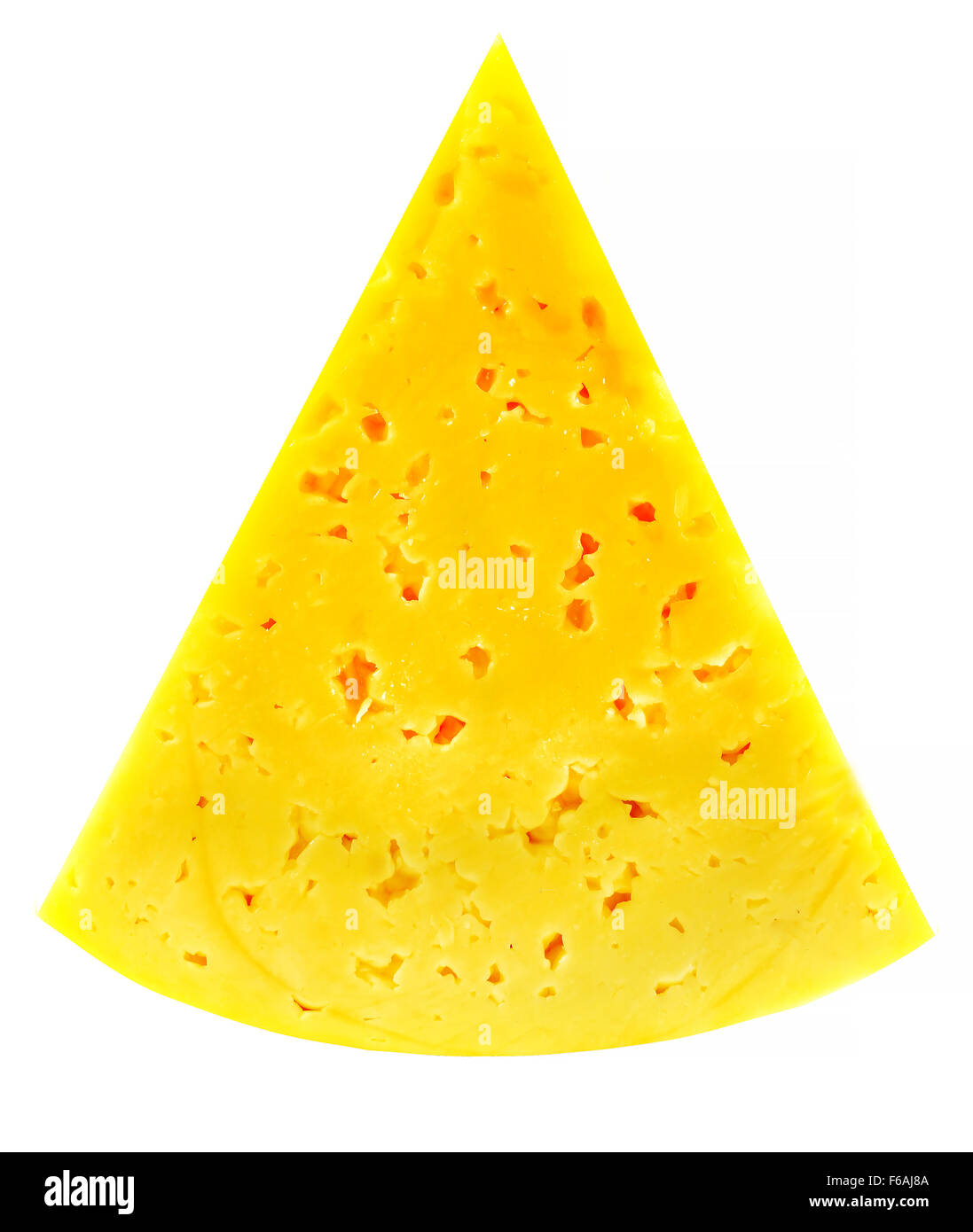 Yellow cheese photographed Stock Photo