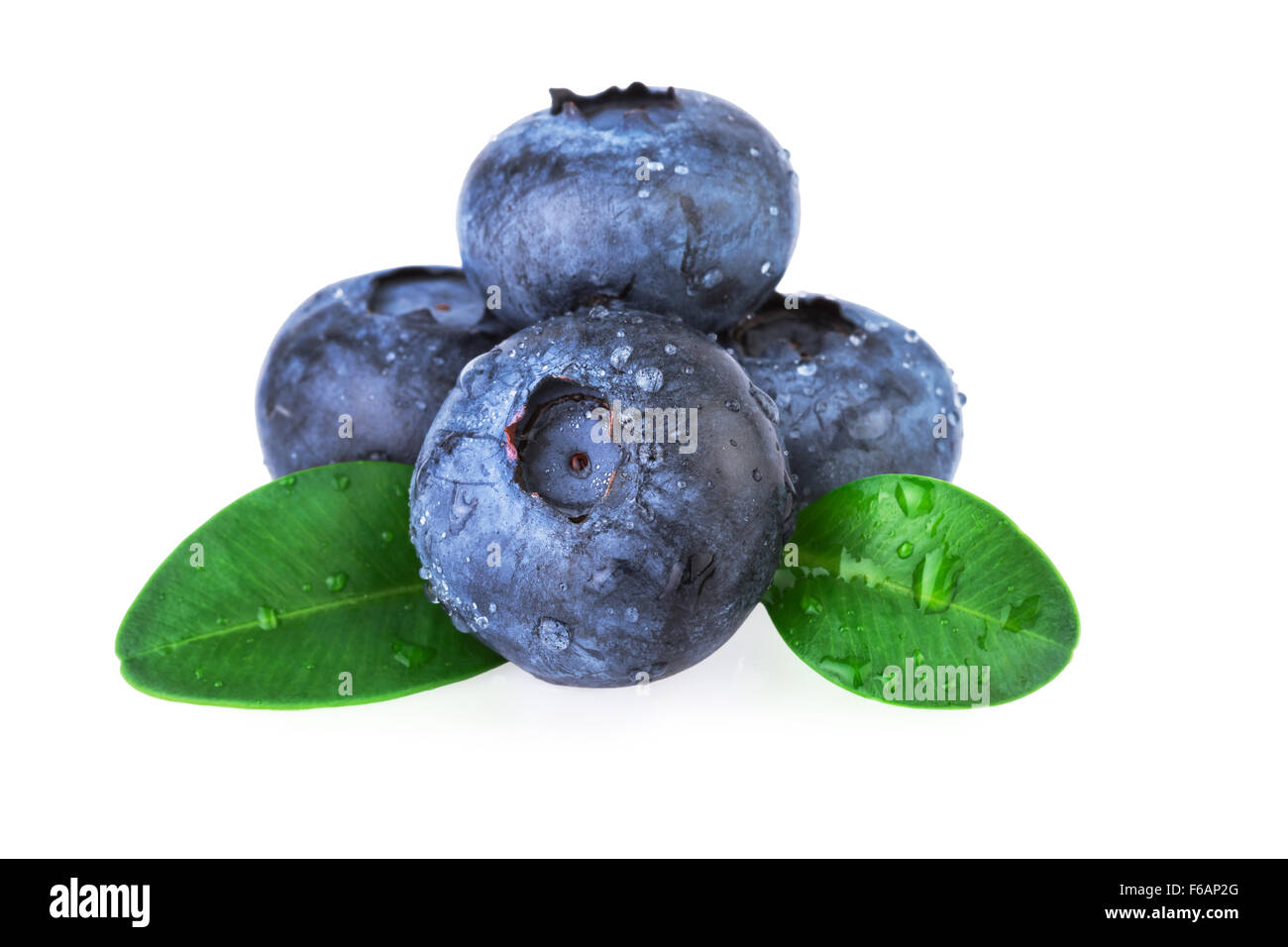 Stack of Blueberry Stock Photo