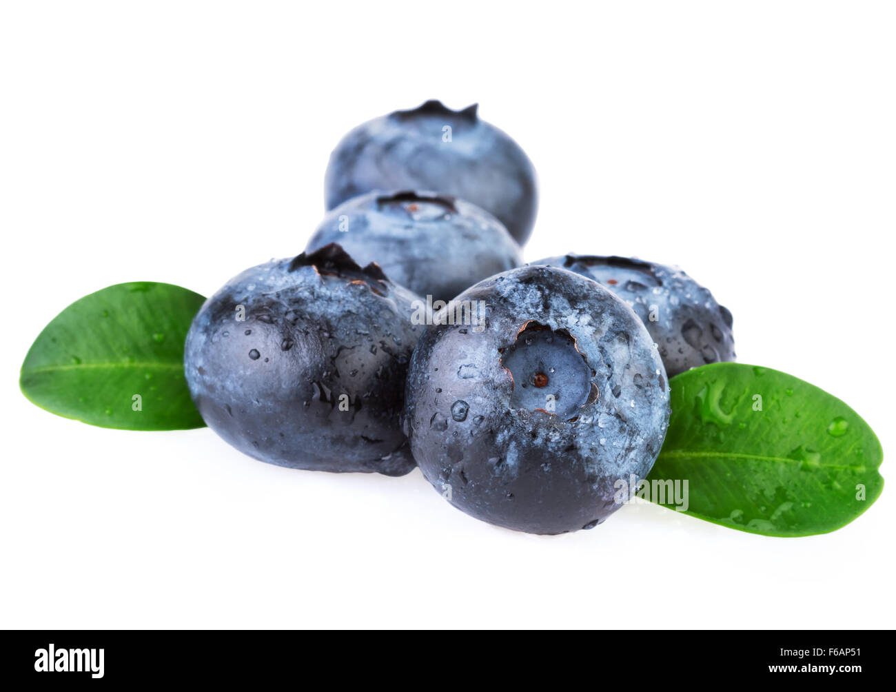 Blueberries Heap Stock Photo