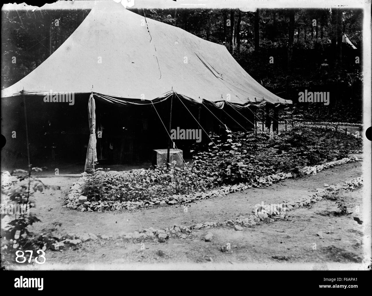 This image depicts the open-air orderly room at the New Zealand ...