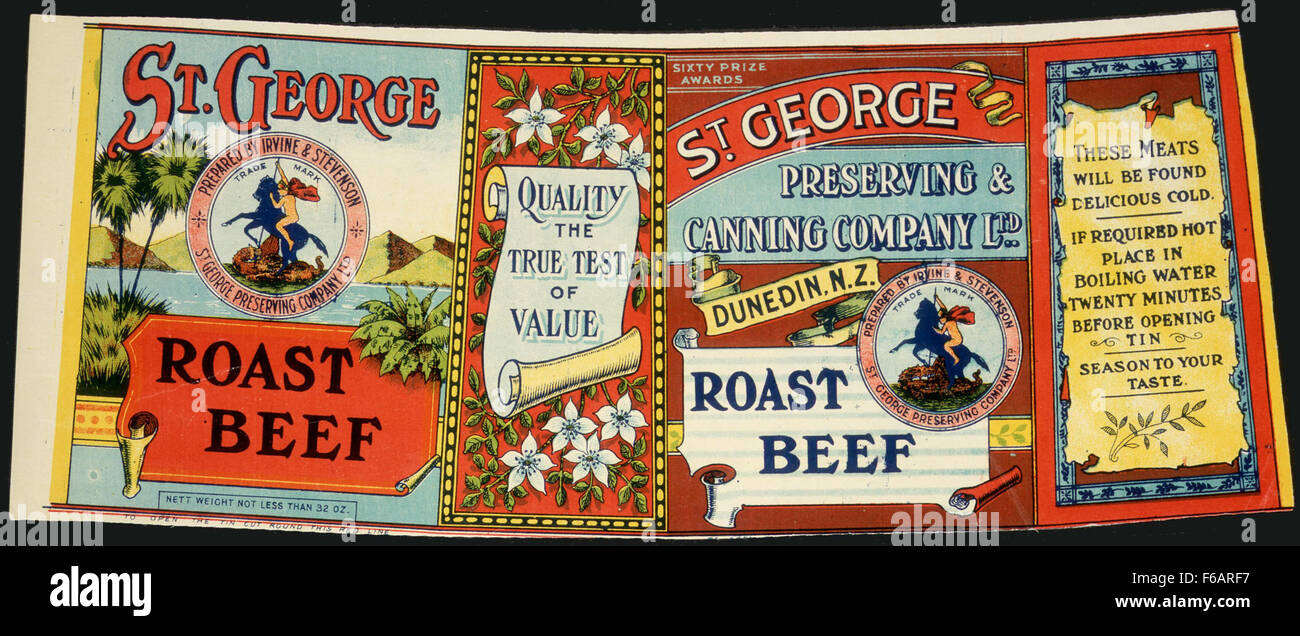 St Preserving & Canning Company Ltd St roast Stock Photo