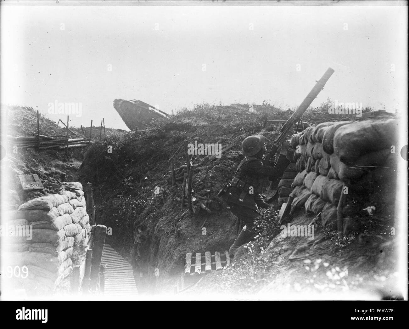 World War 1 New Zealand trench, Gommecourt, France Stock Photo - Alamy