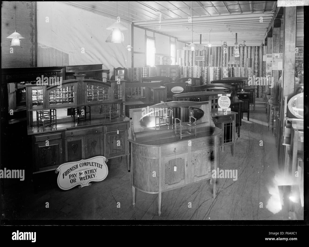 Furniture store showroom Stock Photo - Alamy