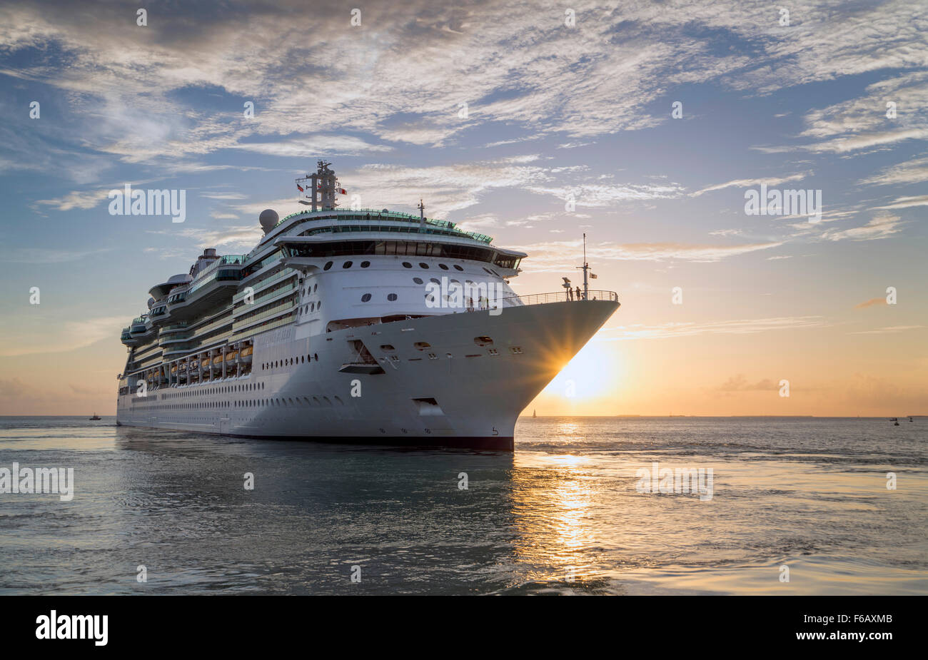 Brilliance of the Seas cruise liner at Key West Stock Photo
