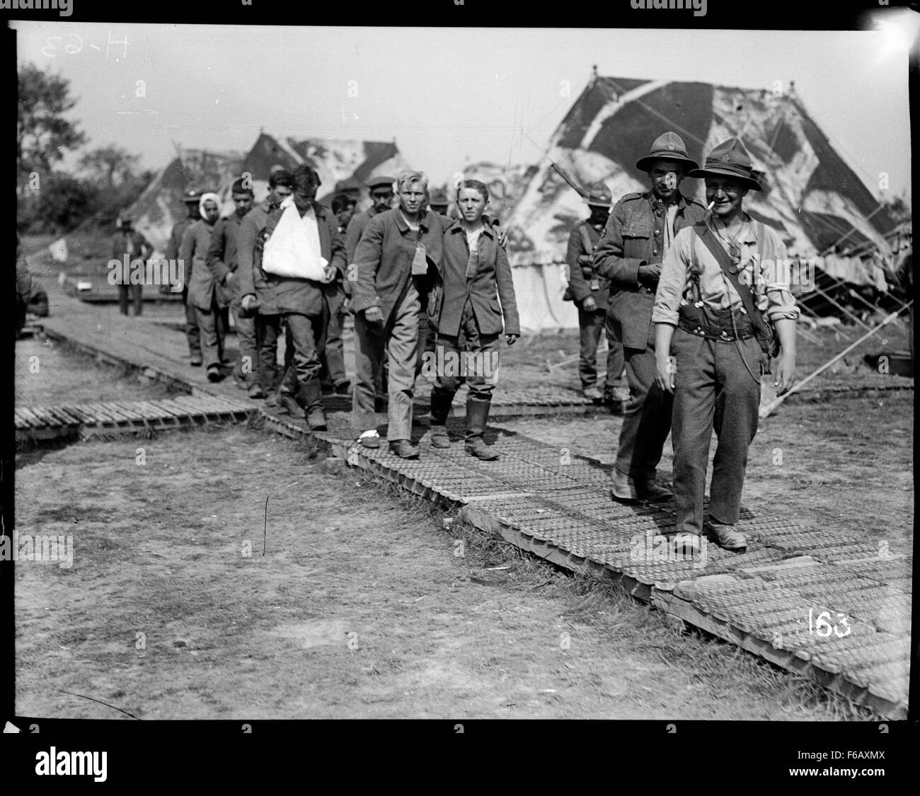 This photograph depicts German soldiers who were wounded during the ...