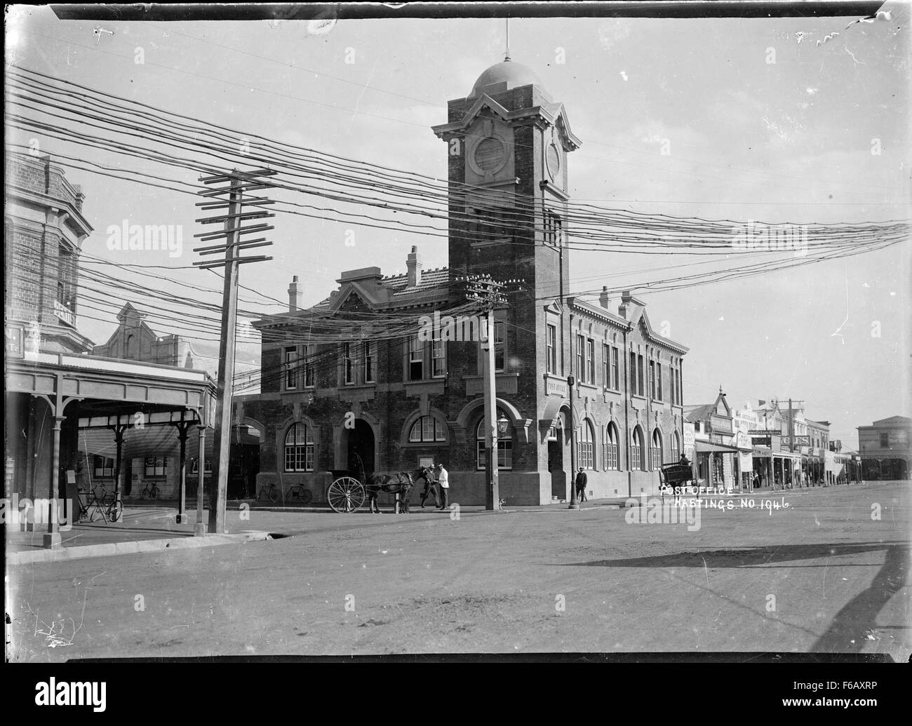 The Hastings Post Office is a historic building located in Hastings, New Zealand. It is an important piece of the city’s heritage, offering insight into colonial architecture and 19th-century postal services. Stock Photo