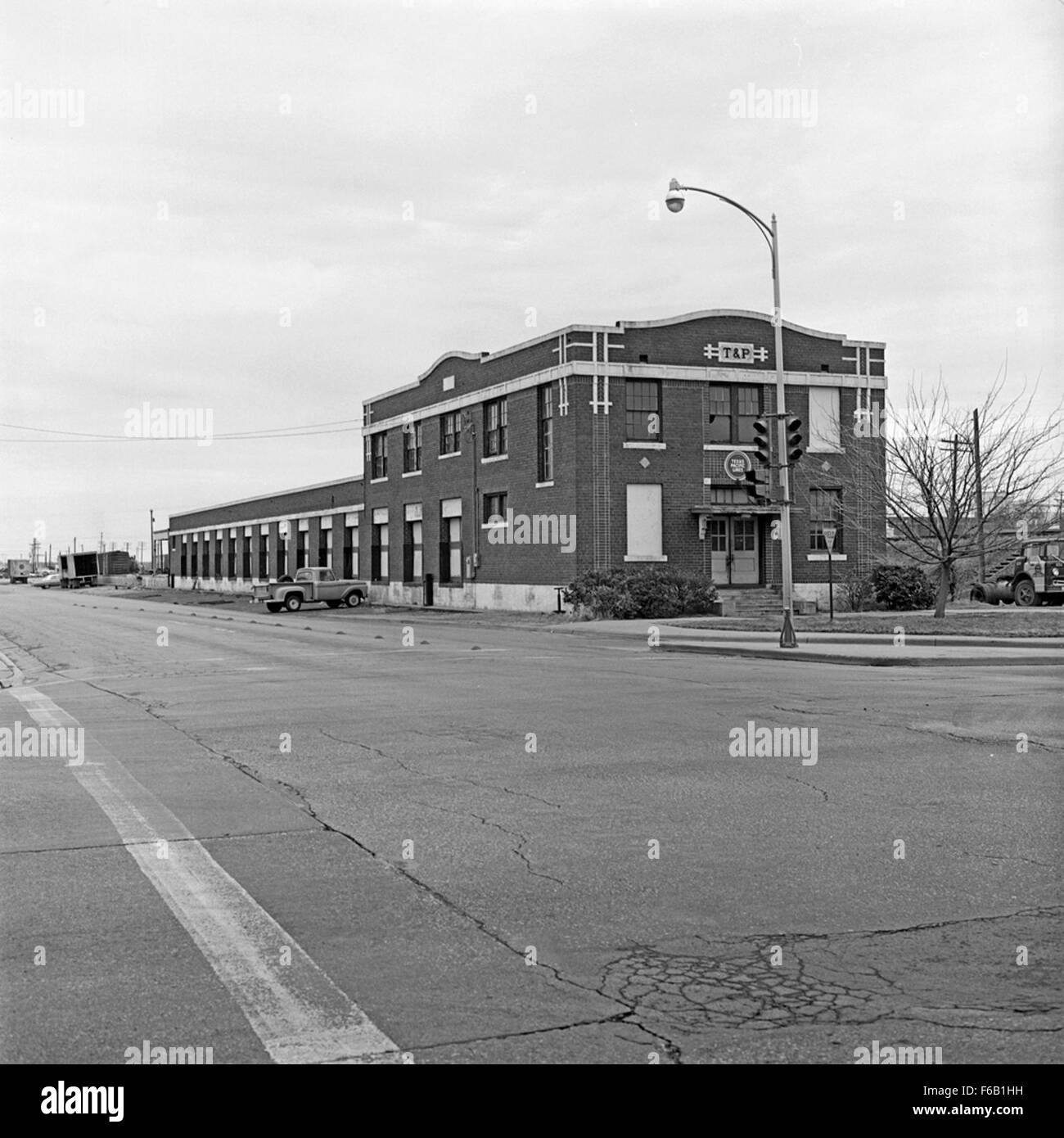 [Texas & Pacific Freight Station, Abilene, Texas] Stock Photo - Alamy