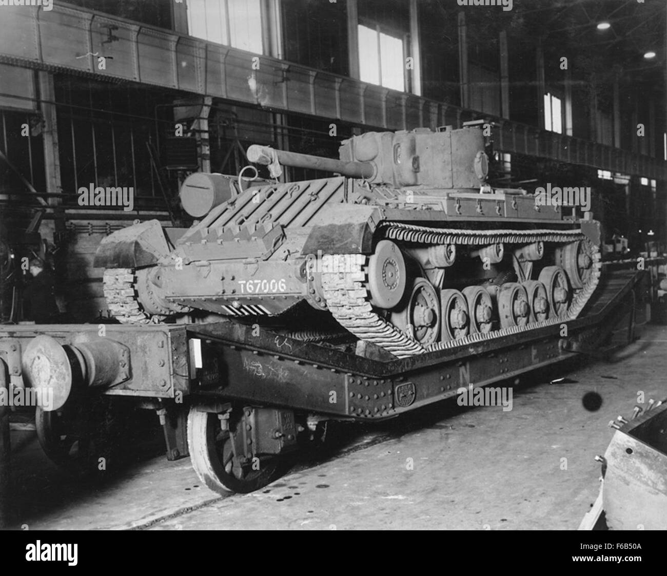Valentine Tank ready for delivery Stock Photo