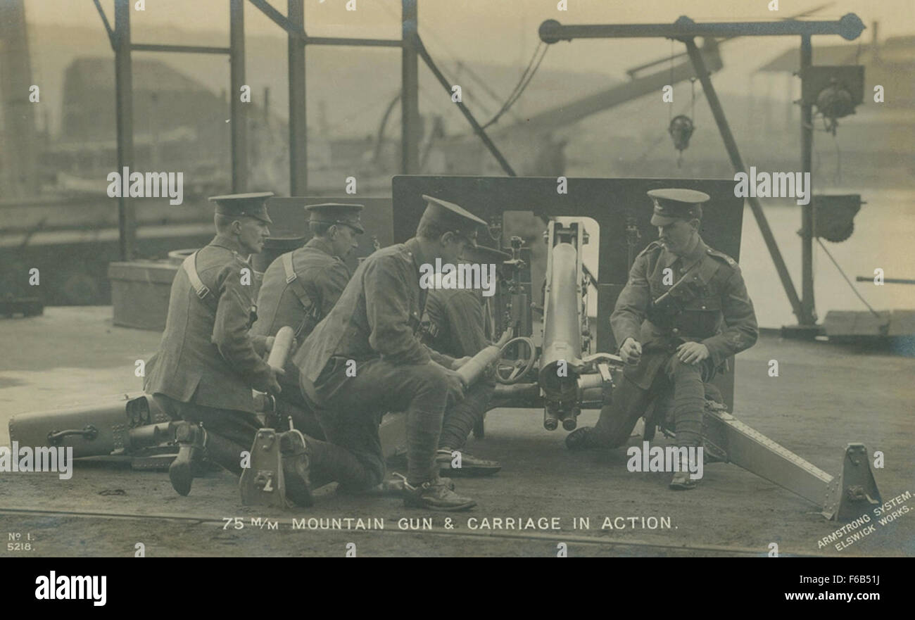 75 mm mountain gun hi-res stock photography and images - Alamy