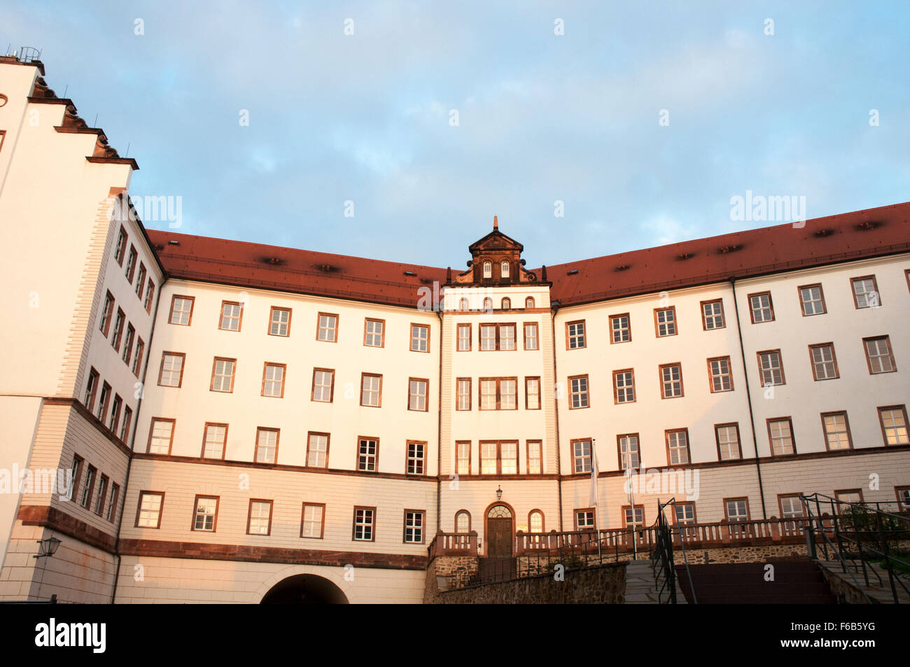 Colditz Castle, the supposedly 'escape proof' Second World War prison camp for Allied officer prisoners-of-war Stock Photo