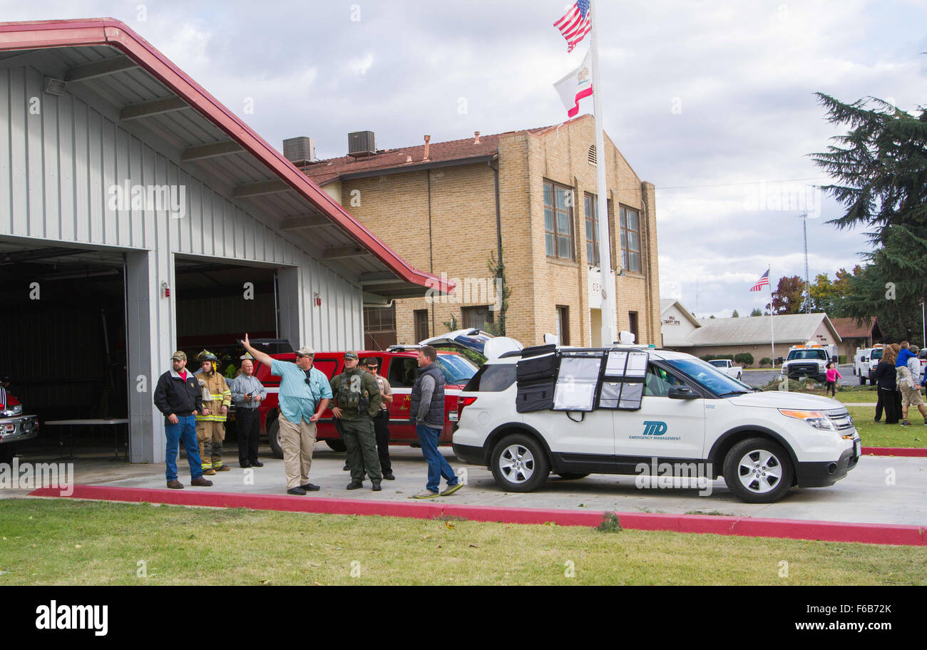 Denair, CA, USA. 15th Nov, 2015. A tornado ripped through Denair
