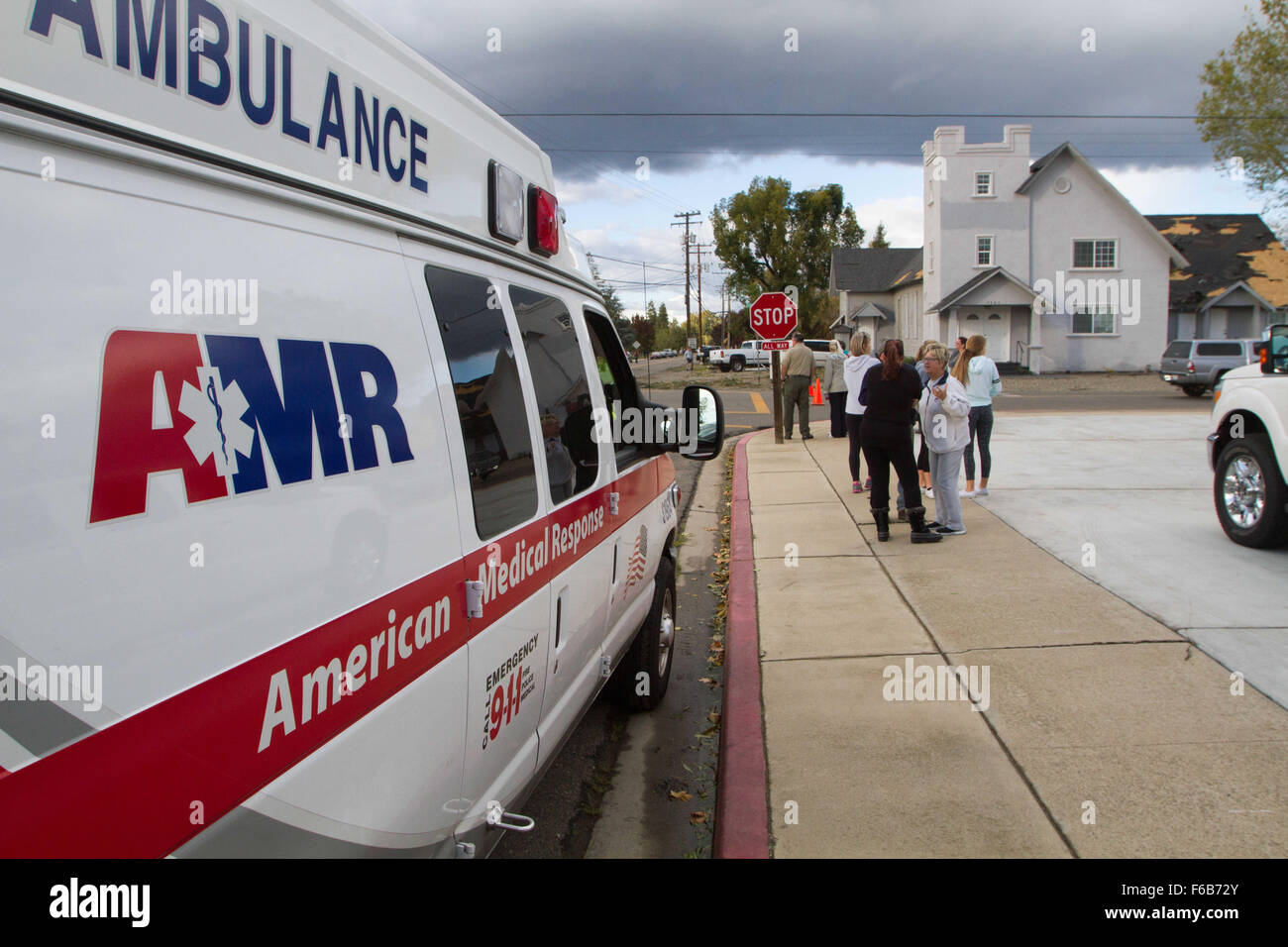 Denair, CA, USA. 15th Nov, 2015. A tornado ripped through Denair