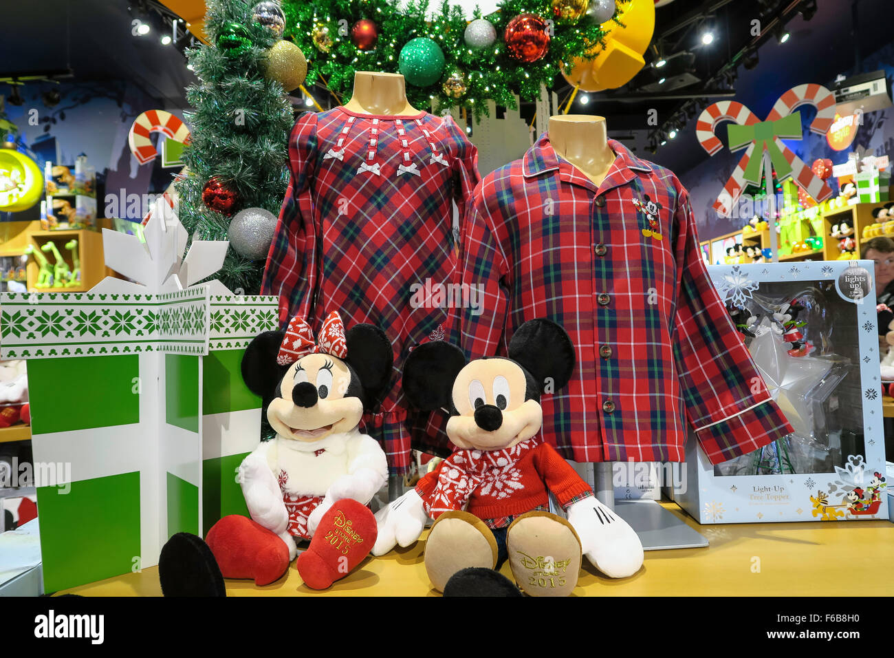 Disney Store Interior, Times Square, NYC Stock Photo
