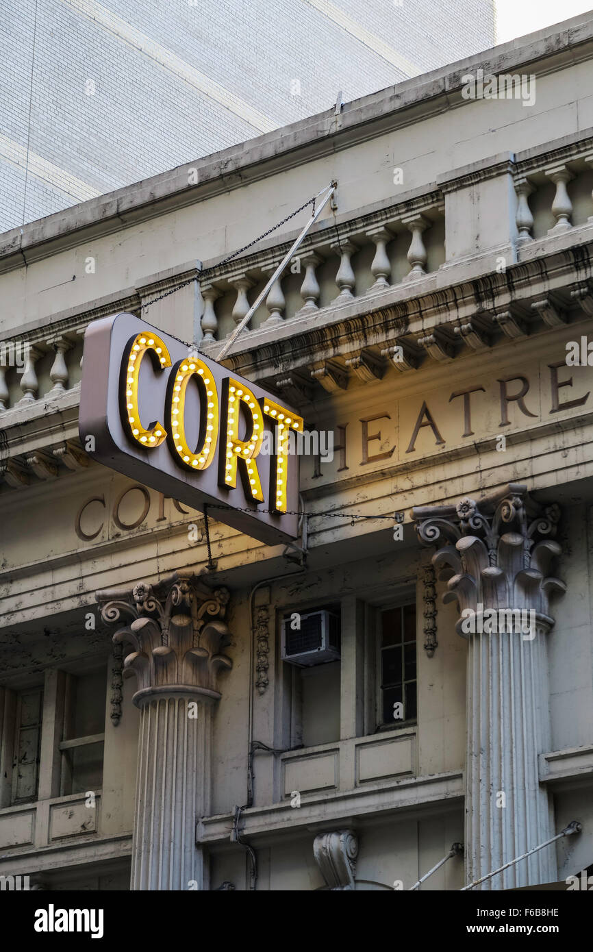 Cort Theatre, Times Square, NYC, USA 2015 Stock Photo - Alamy