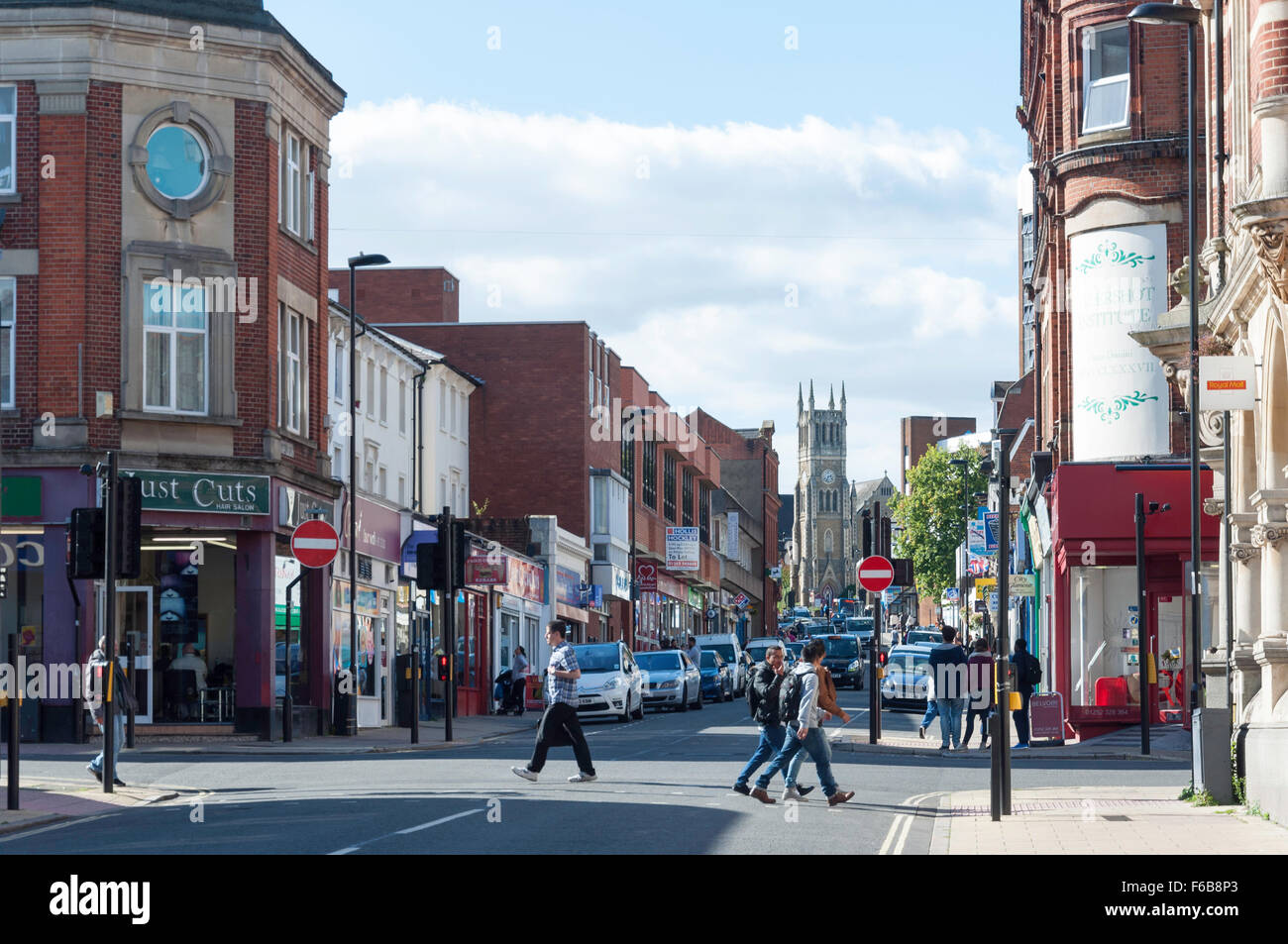 Victoria Road, Aldershot, Hampshire, England, United Kingdom Stock