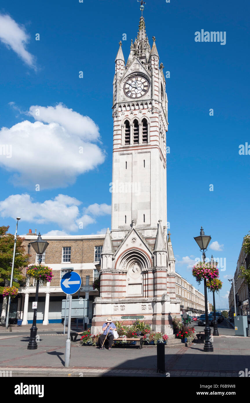 Gravesend Clock Tower, Milton Road, Gravesend, Kent, England, United