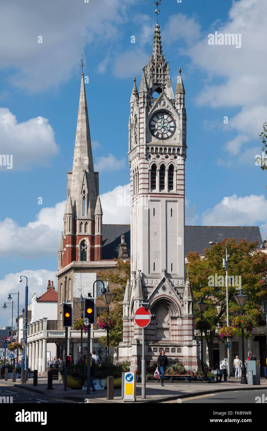 Gravesend Clock Tower and Methodist Church, Milton Road, Gravesend