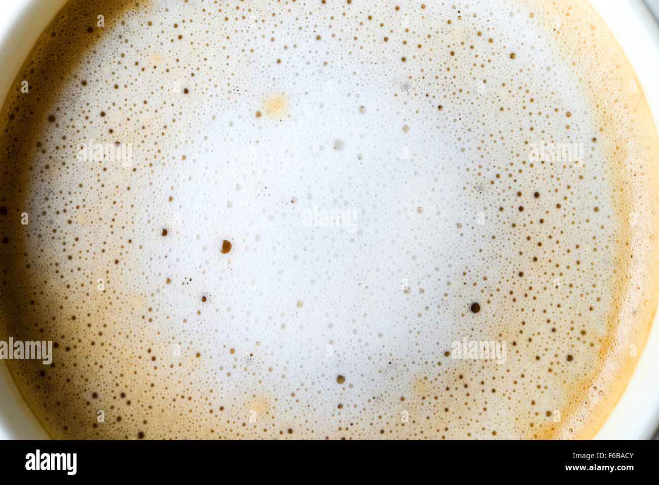 cappuccino froth coffee Stock Photo