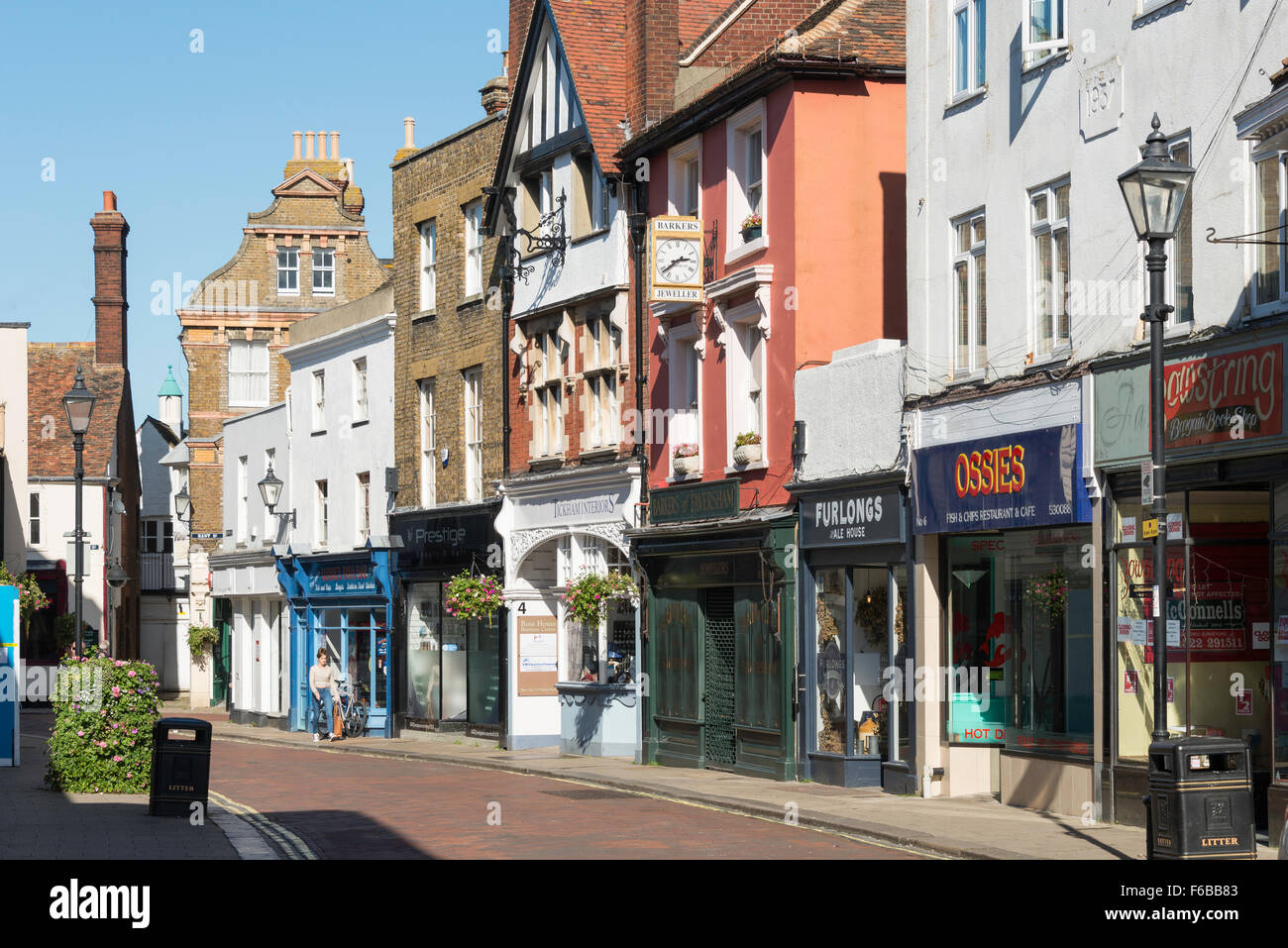 Period buildings, Preston Street, Faversham, Kent, England, United Kingdom Stock Photo