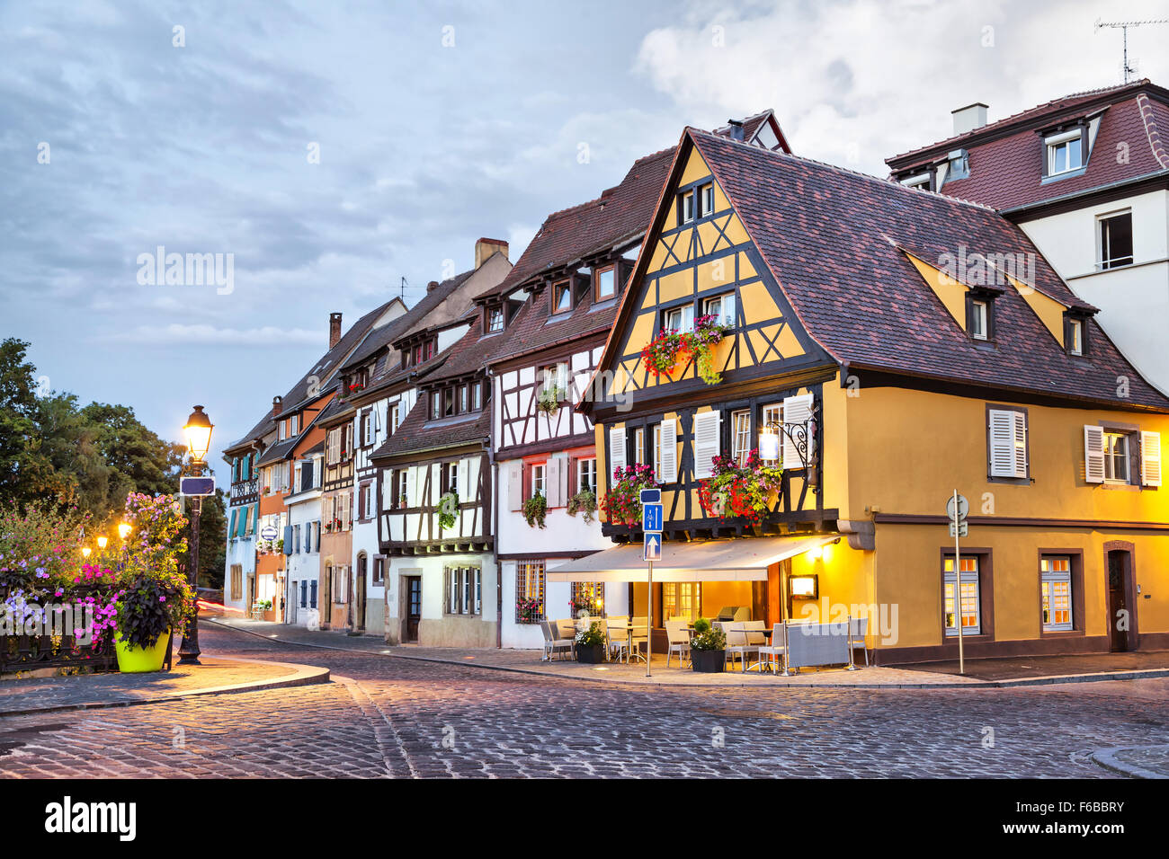 Traditional french houses in Petit Venice, Colmar, France Stock Photo Alamy