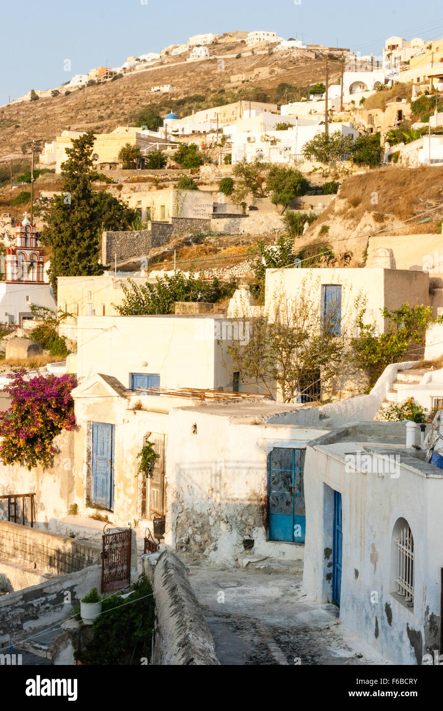 Santorini Thira Exo Gonia Typical Cyclades Hilltop