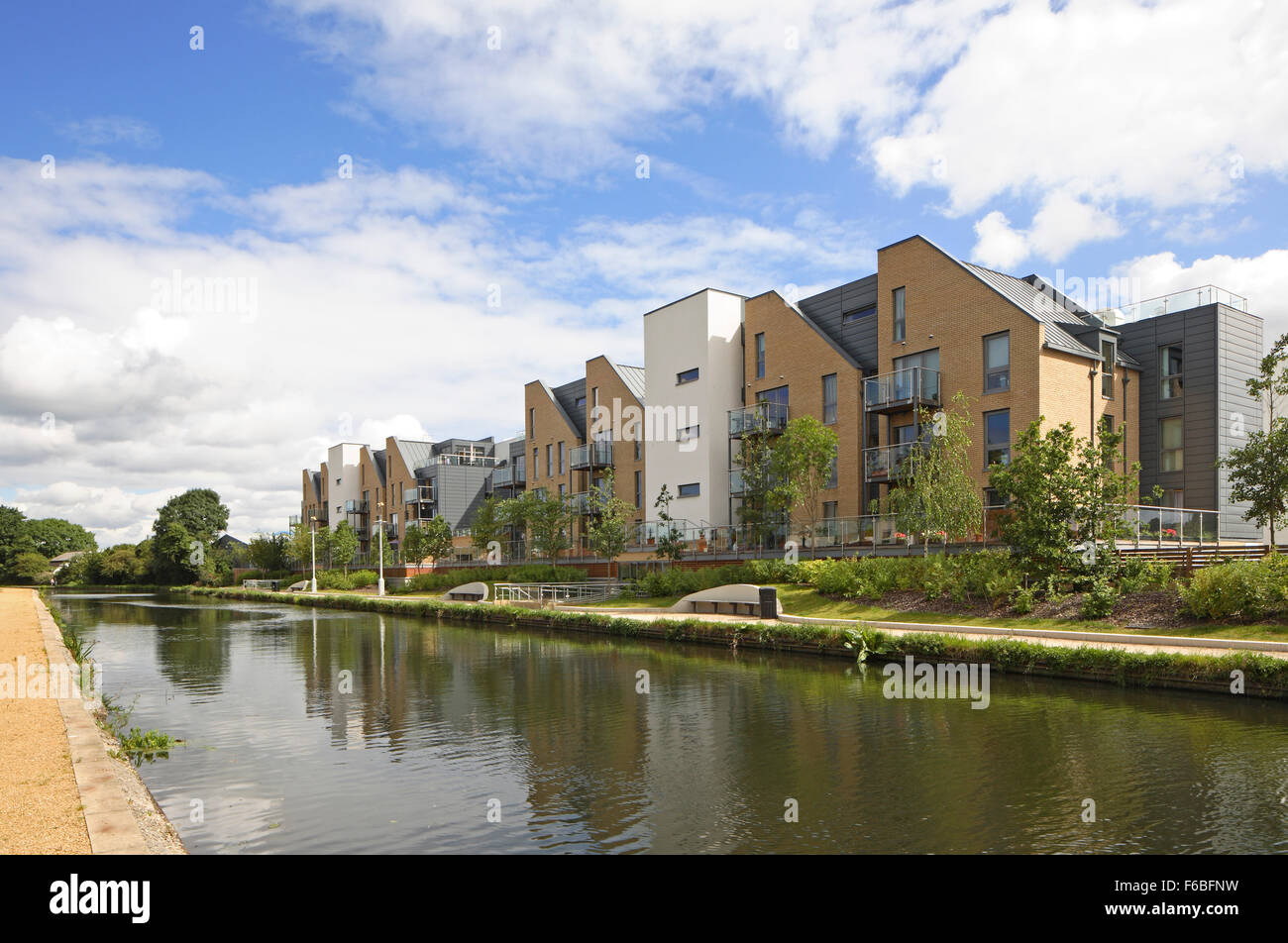 Residential building in Yiewsley, West Drayton with view of Grand Union ...