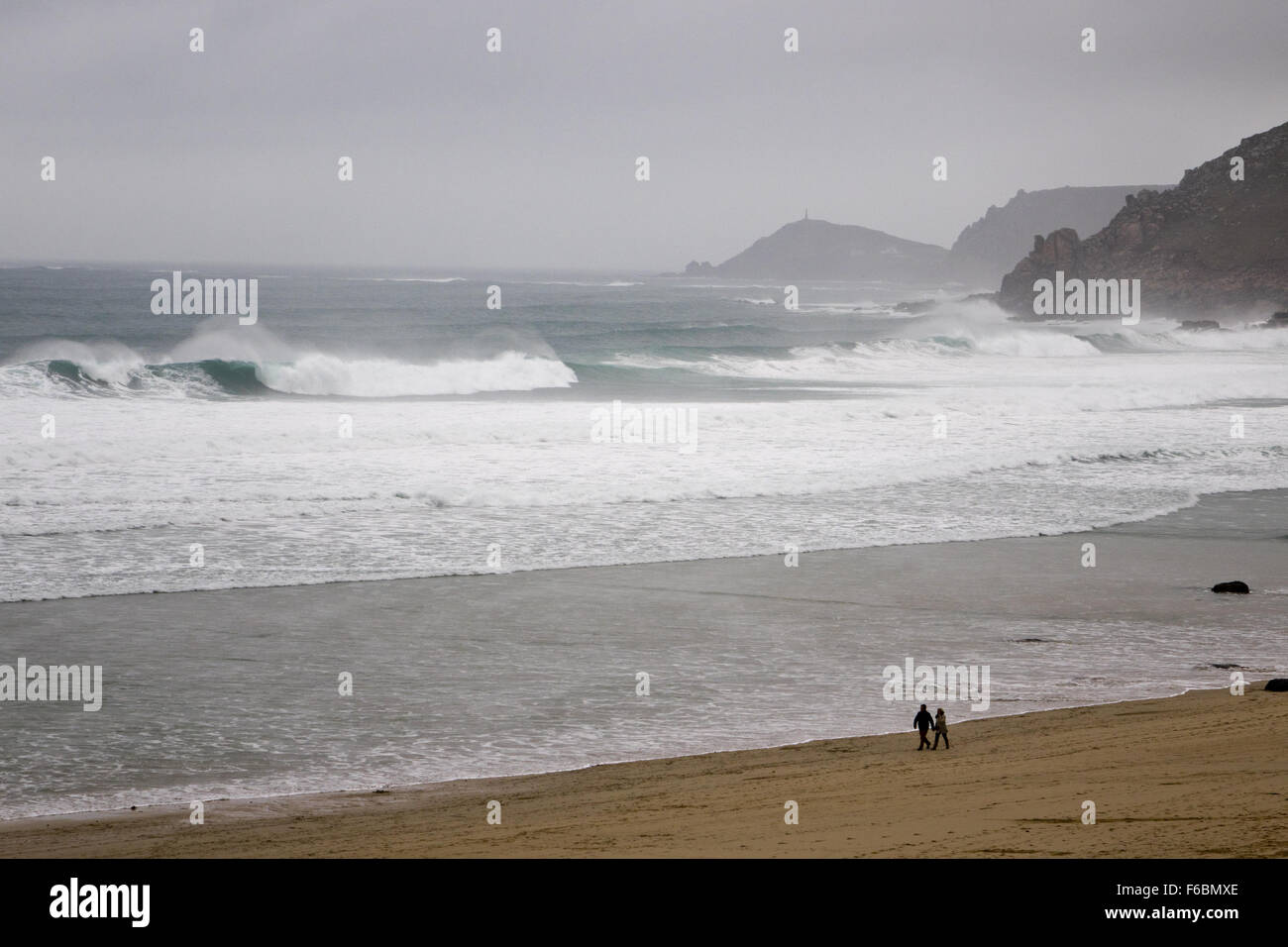 Whitesands Bay Gwynver Stock Photo