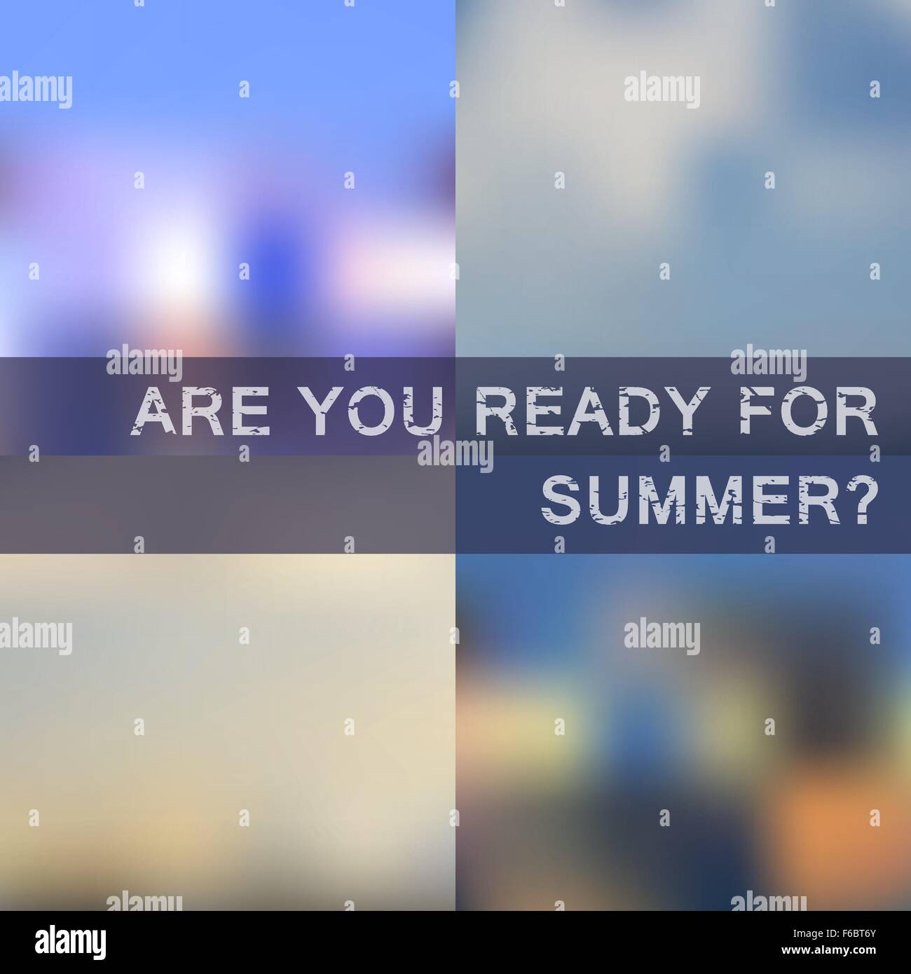 Blurred summer backgrounds vector set Stock Vector Image & Art - Alamy