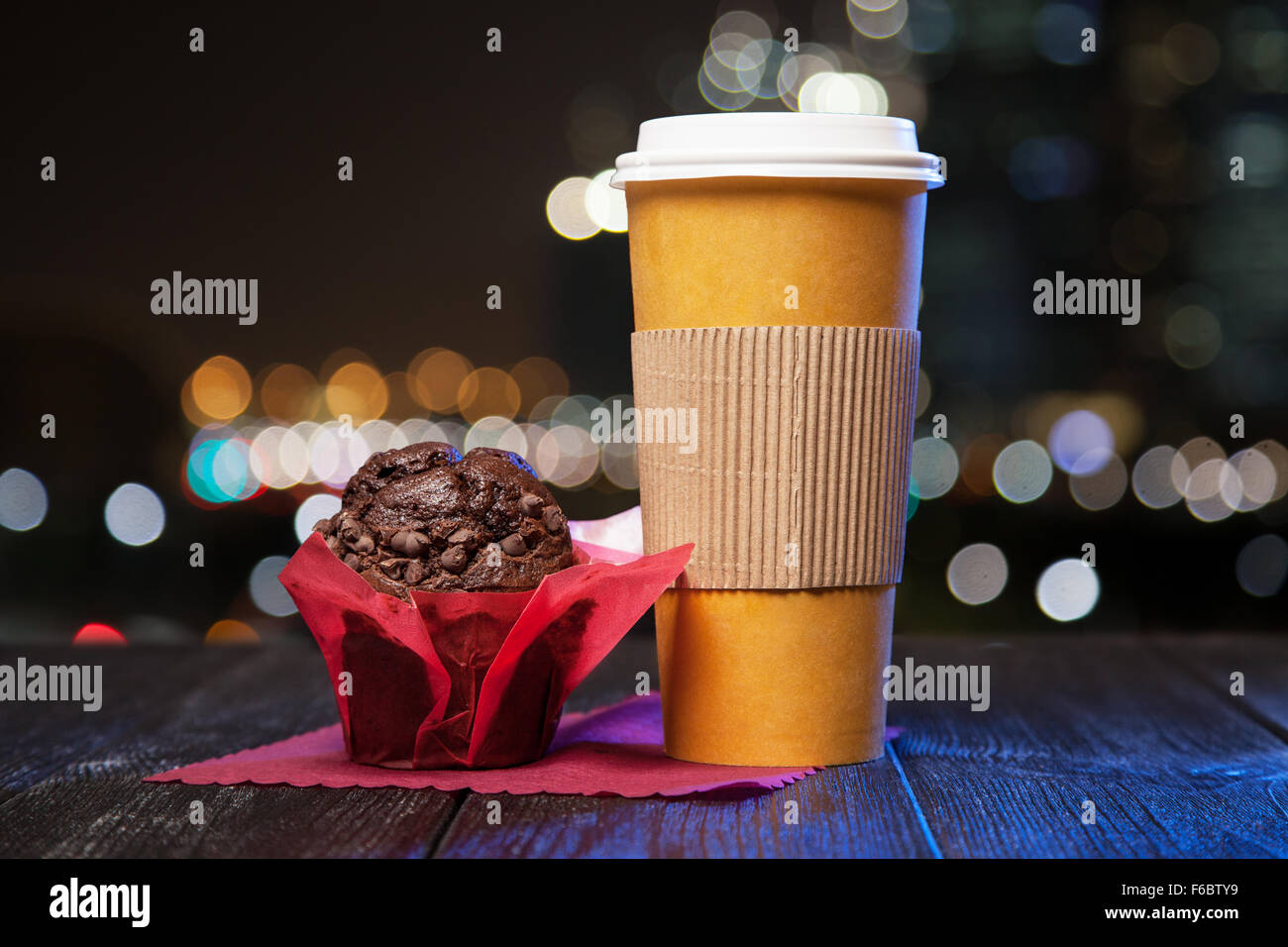Coffee in a paper cup Stock Photo Alamy