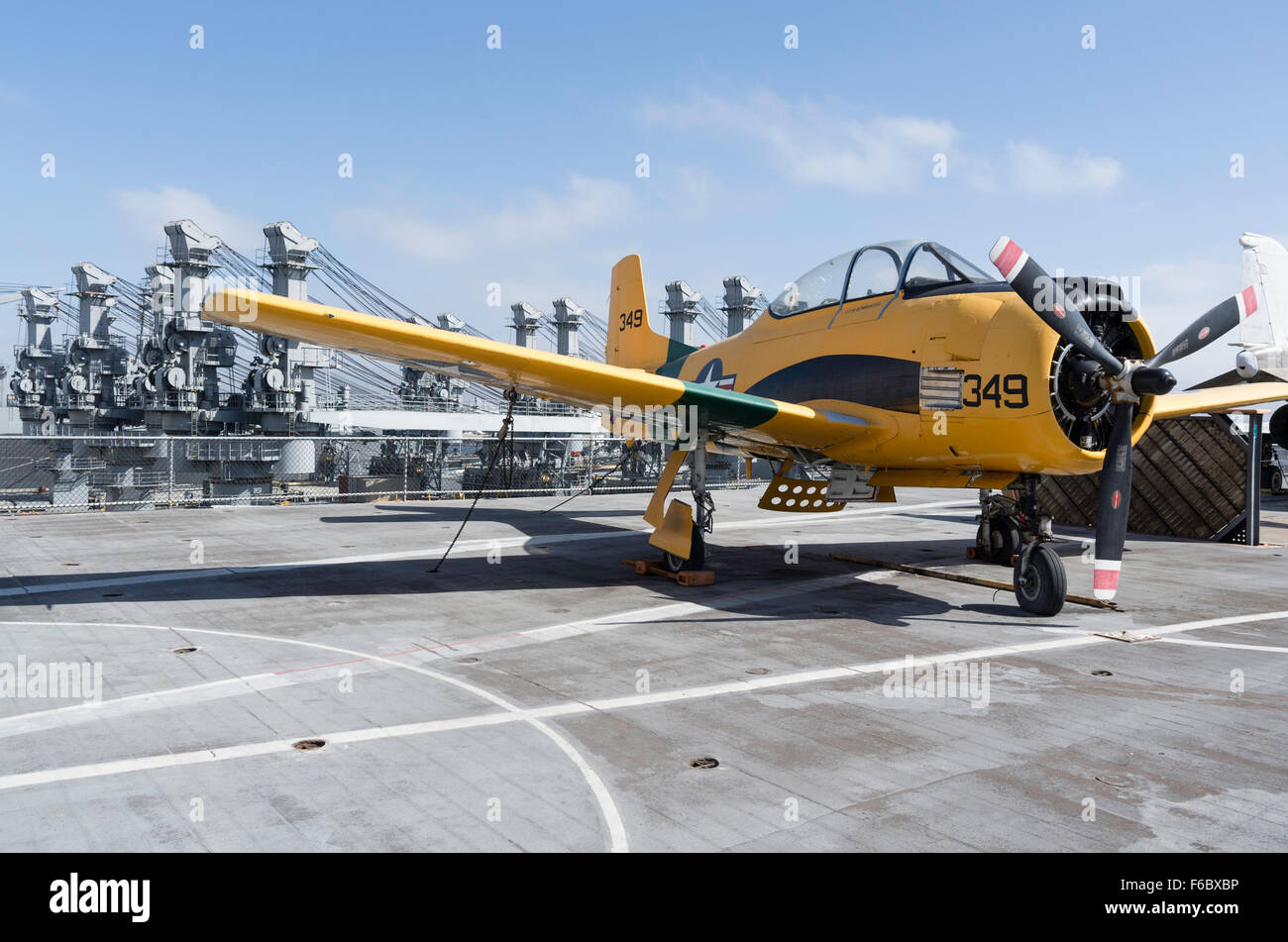 USS Hornet, aircraft carrier, Oakland, San Francisco, California, USA Stock Photo