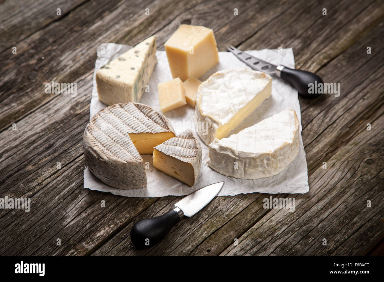 Soft french cheese Stock Photo - Alamy