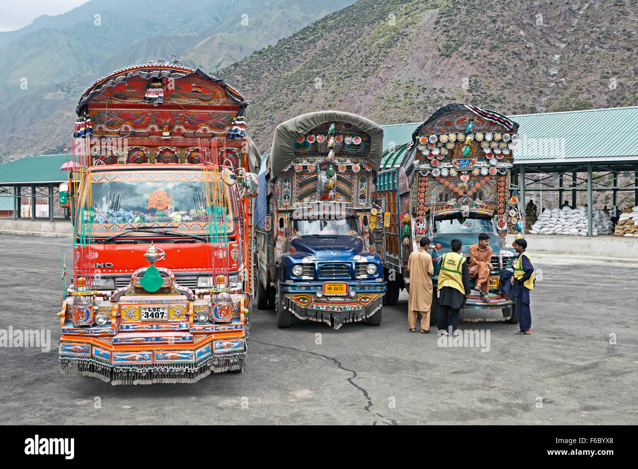 Decorative truck, uri, jammu kashmir, india, asia Stock Photo Alamy