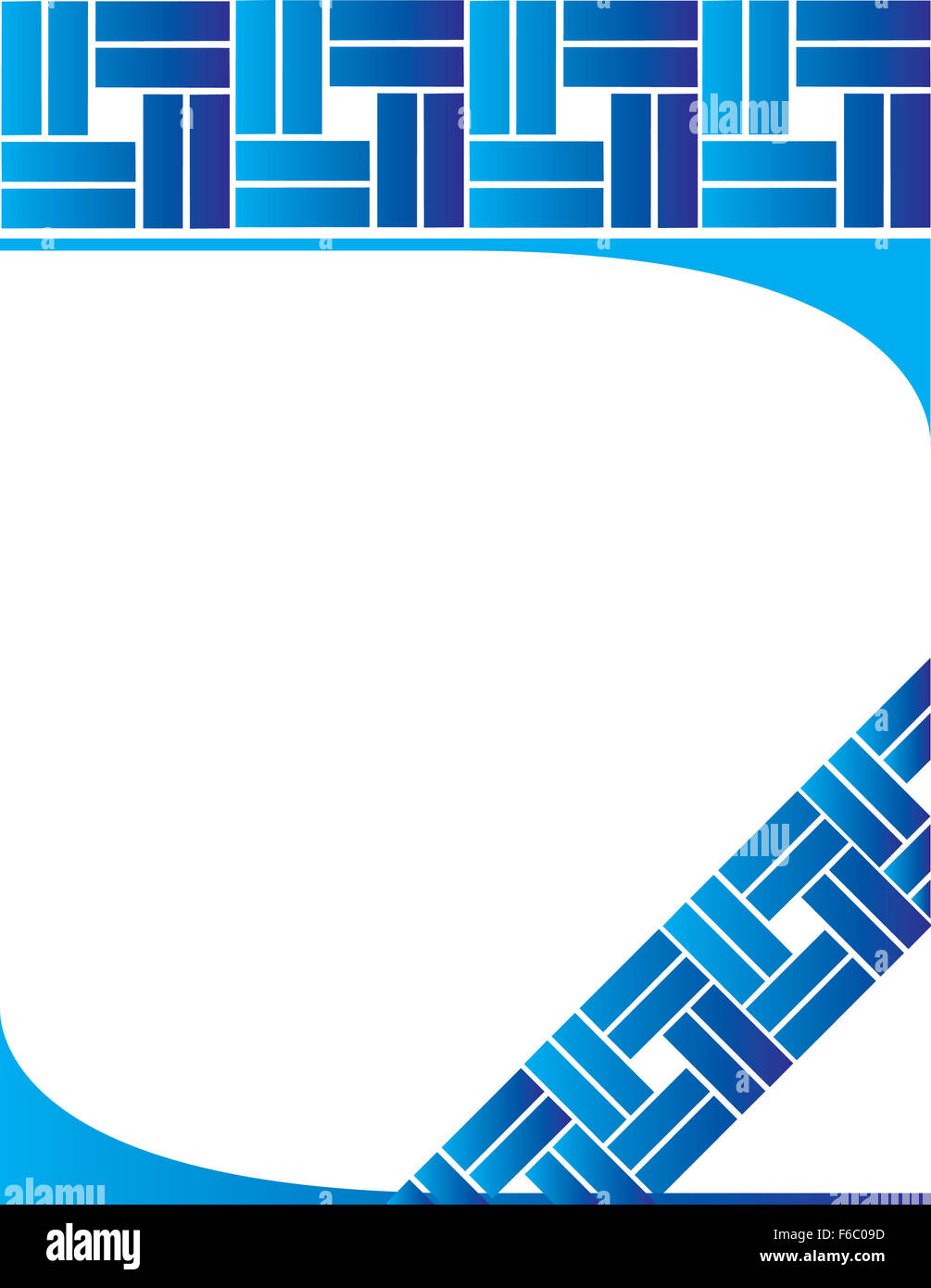 Blue Border Background Stock Photo Alamy