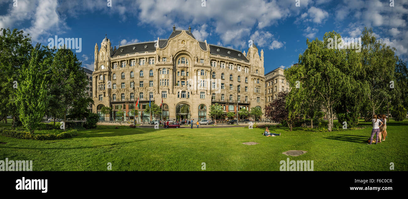 Gresham palace (Four Points hotel), Budapest, Hungary Stock Photo