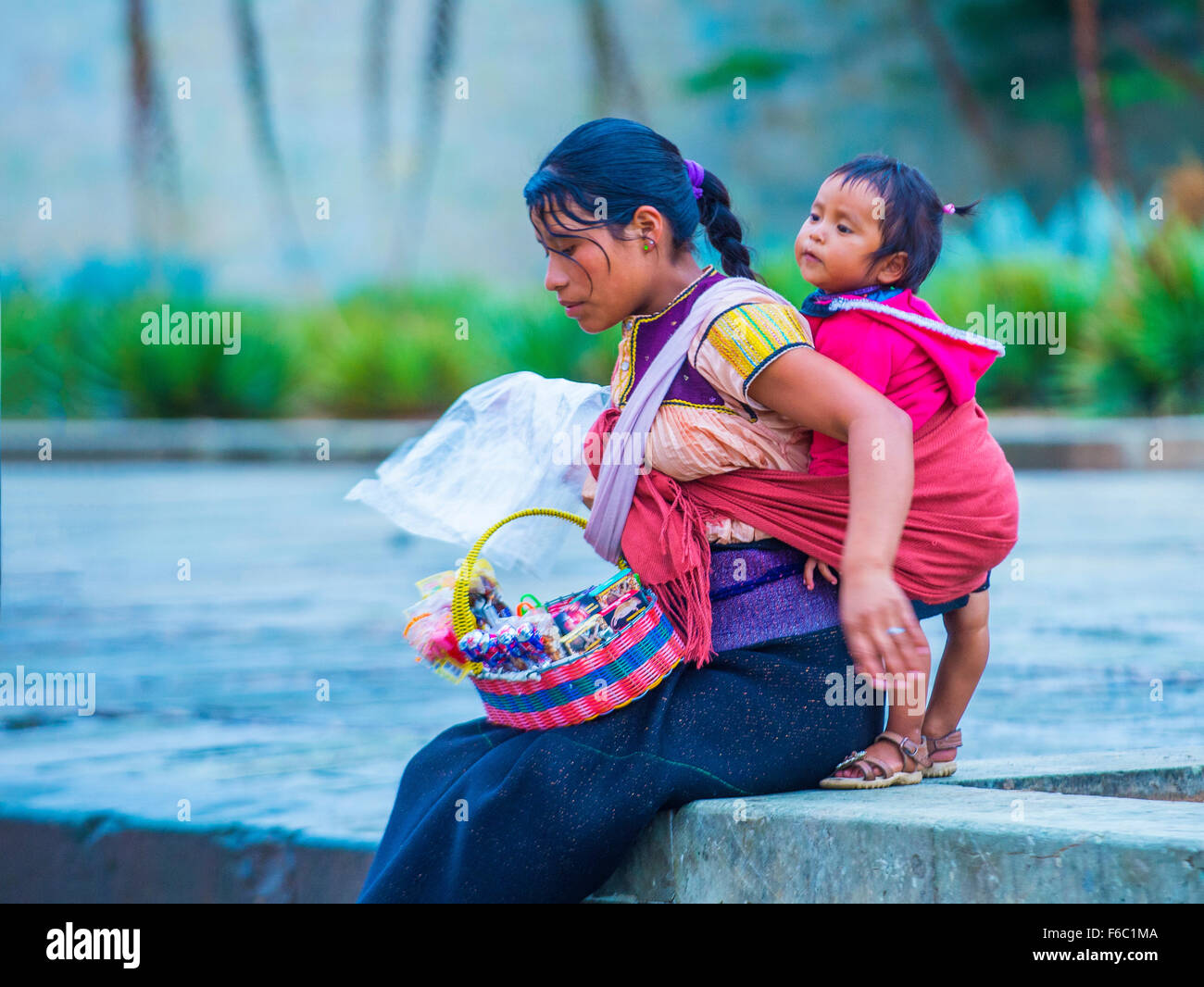 A street vendor in Oaxaca Mexico Stock Photo - Alamy
