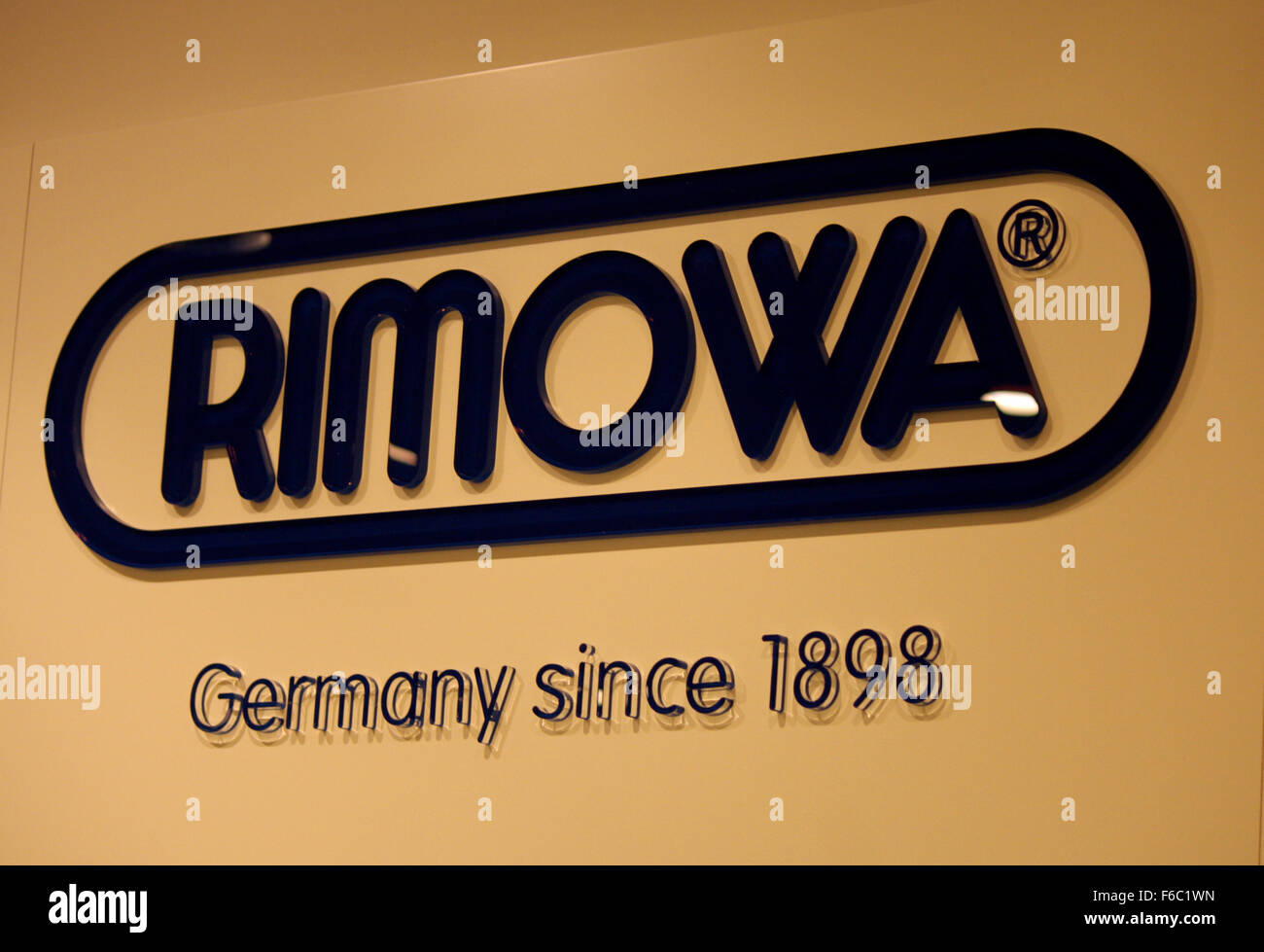 Rimowa sign hi-res stock photography and images - Alamy