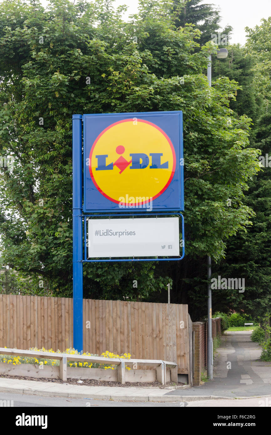 Lidl store sign england hires stock photography and images Alamy