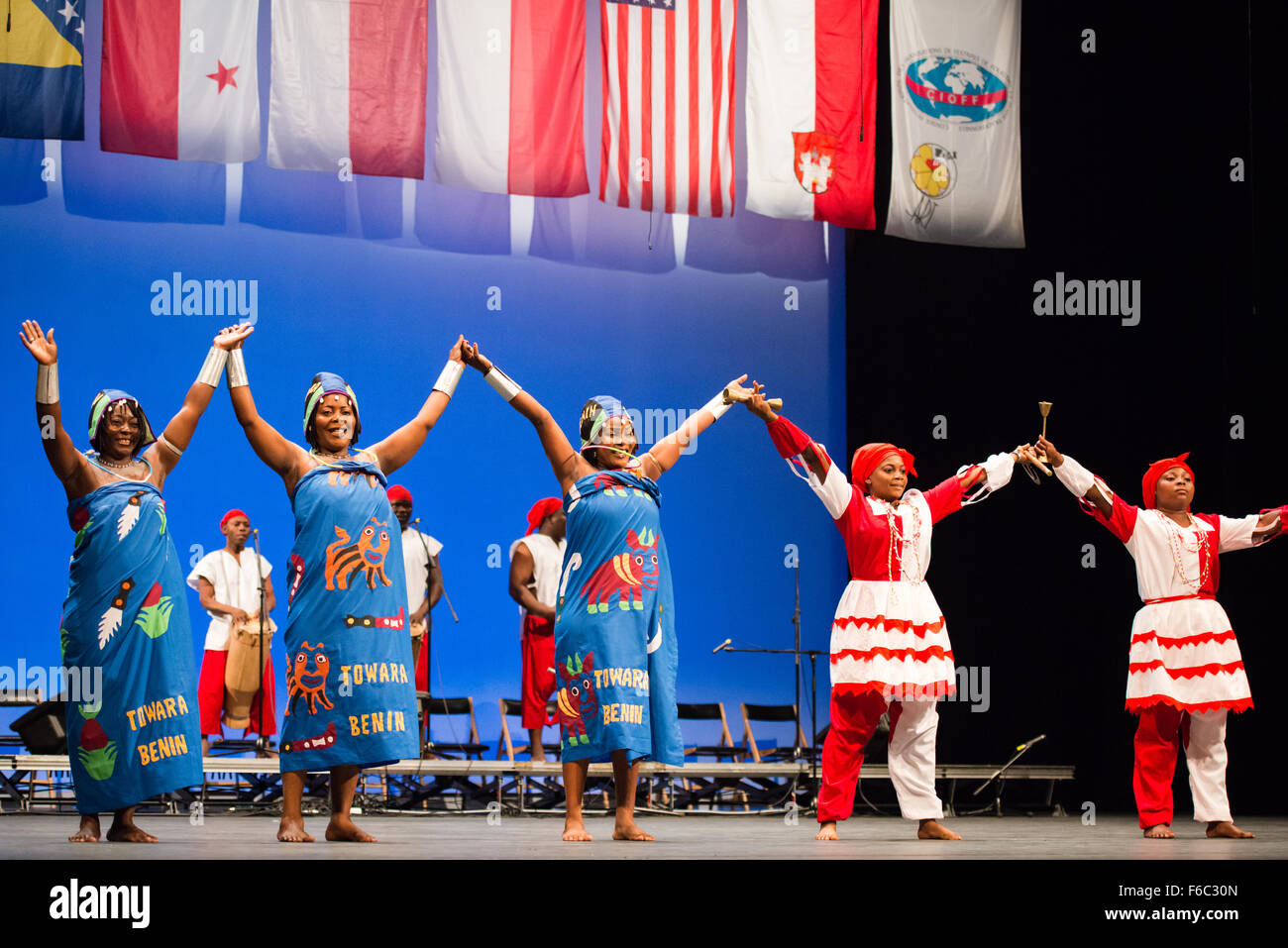 Towara from Benin, Africa, performing at 27th Folkart International