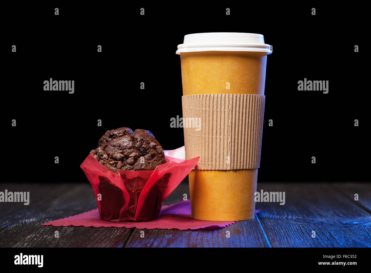 Coffee in a paper cup Stock Photo Alamy