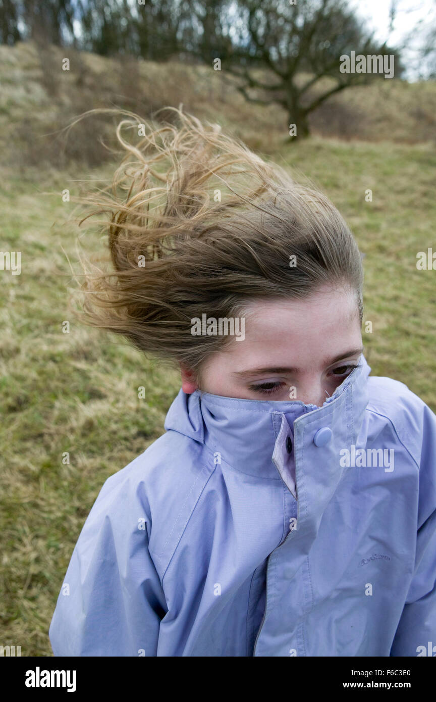 Face Blown Wind Stock Photos & Face Blown Wind Stock Images - Alamy