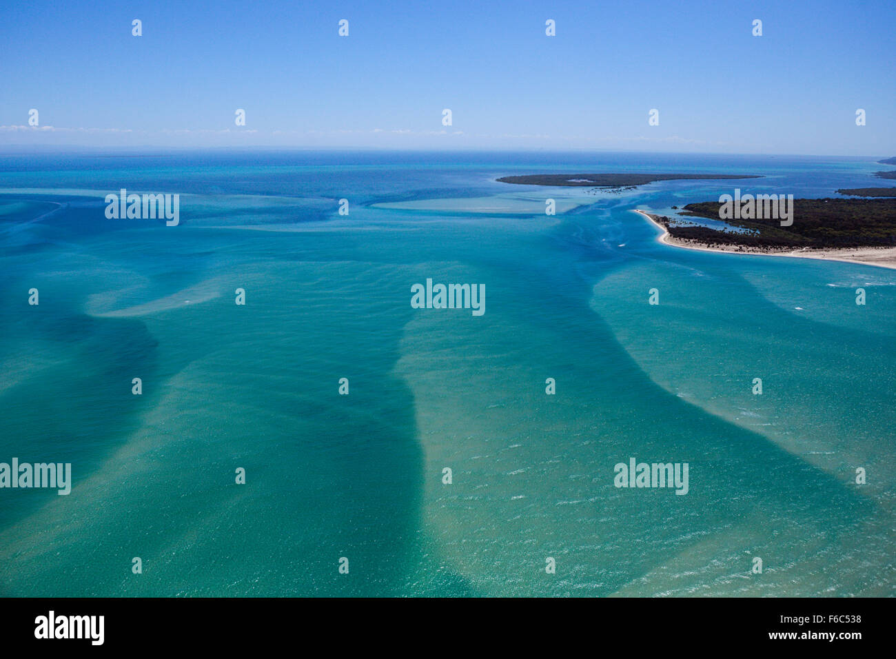 Aerial View of Moreton Bay, Brisbane, Australia Stock Photo Alamy